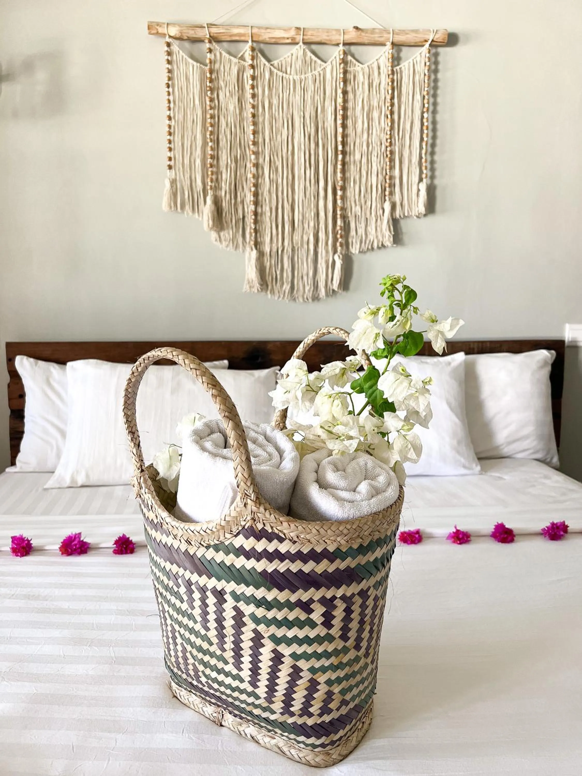 Bed in NDAME Paje Hotel