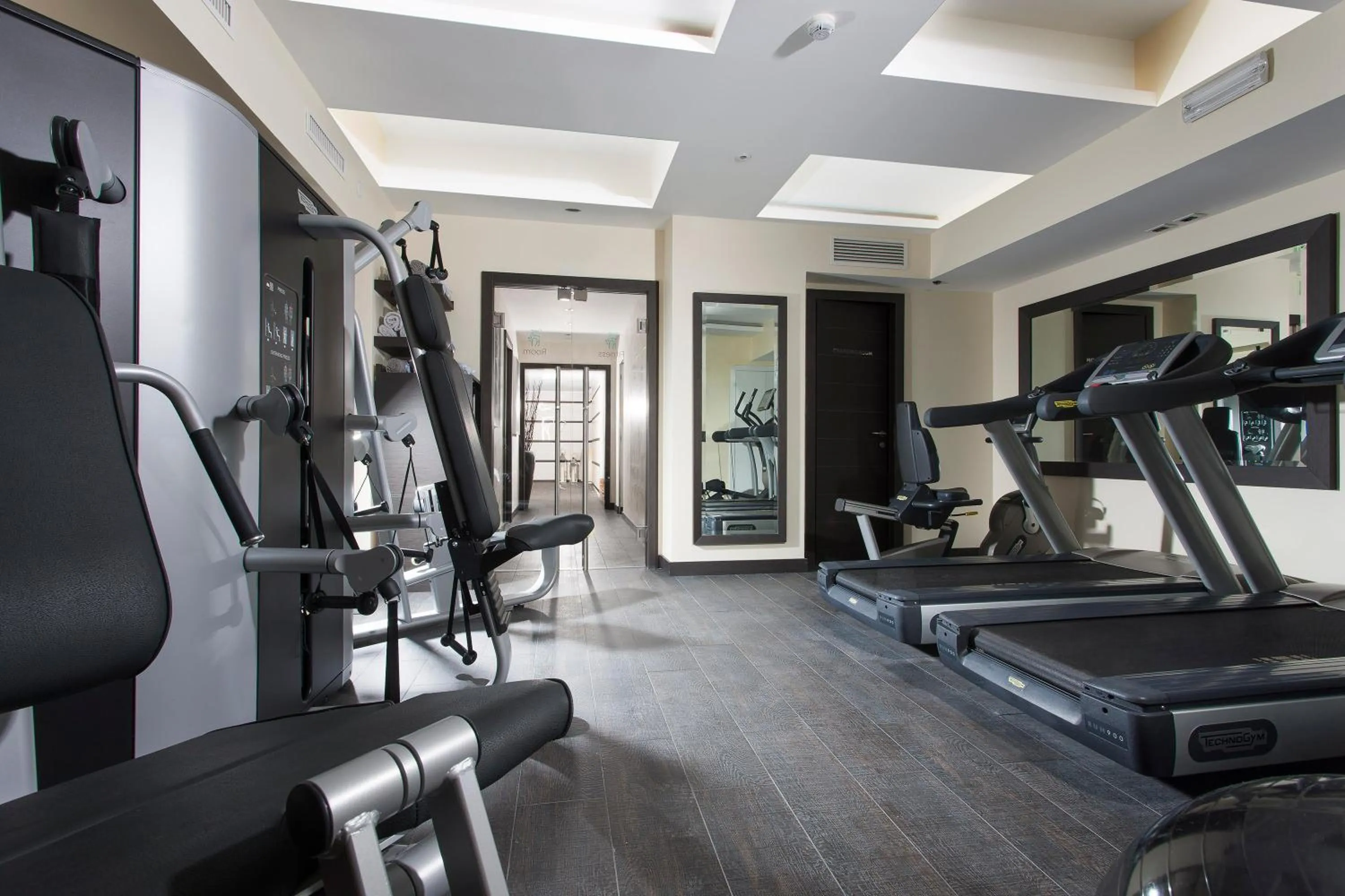 Fitness centre/facilities in Hotel Artemide