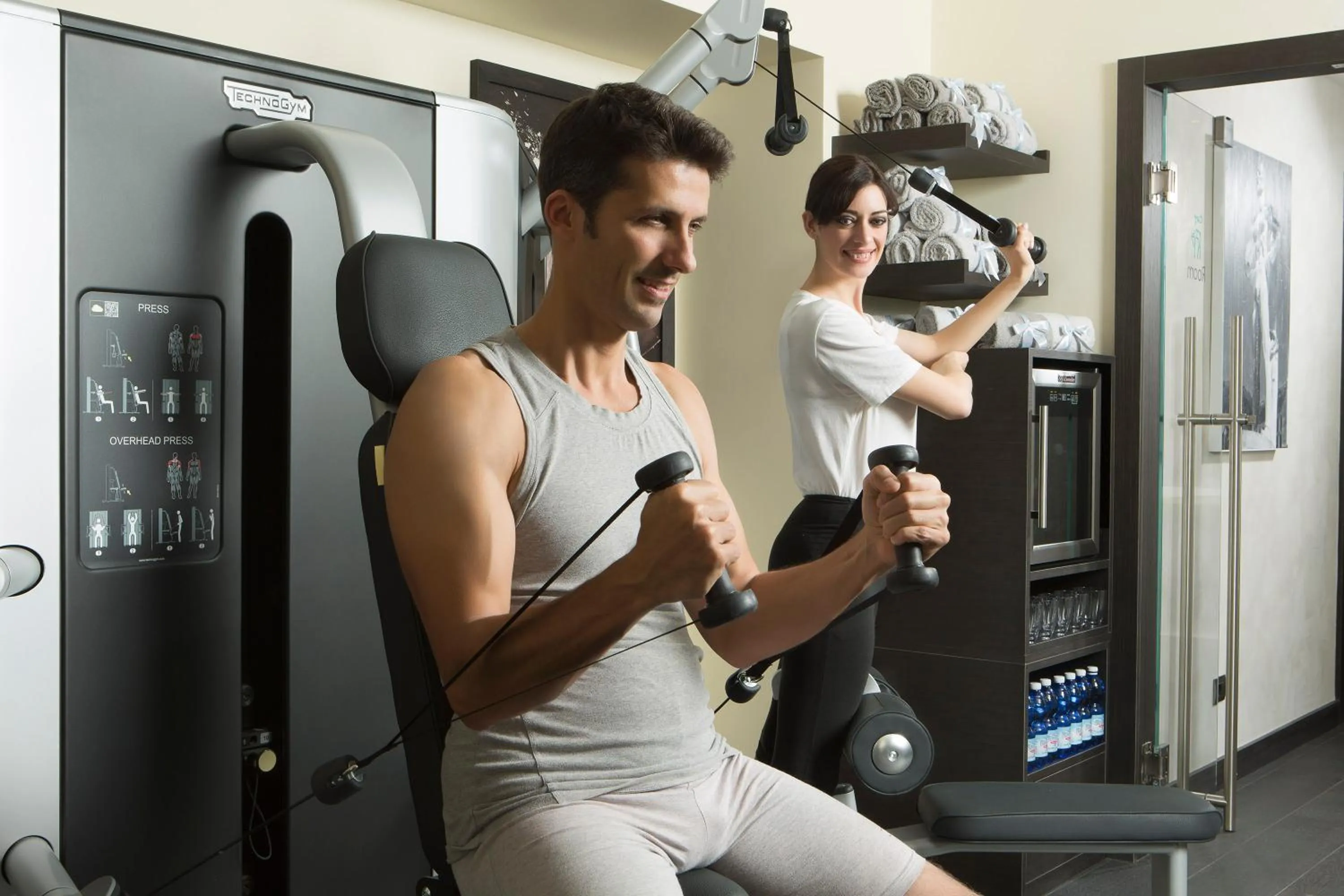 Fitness centre/facilities in Hotel Artemide