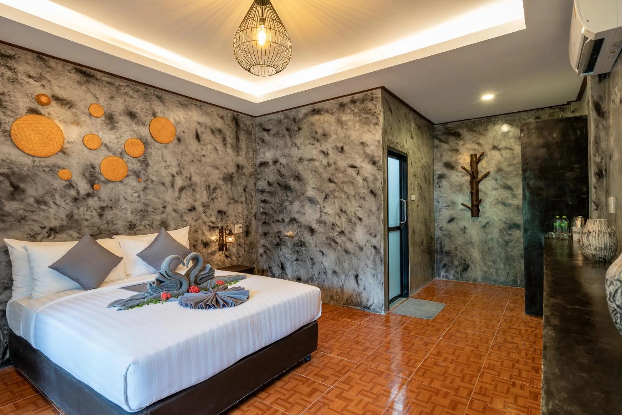 Bed in Matcha Lanta Resort