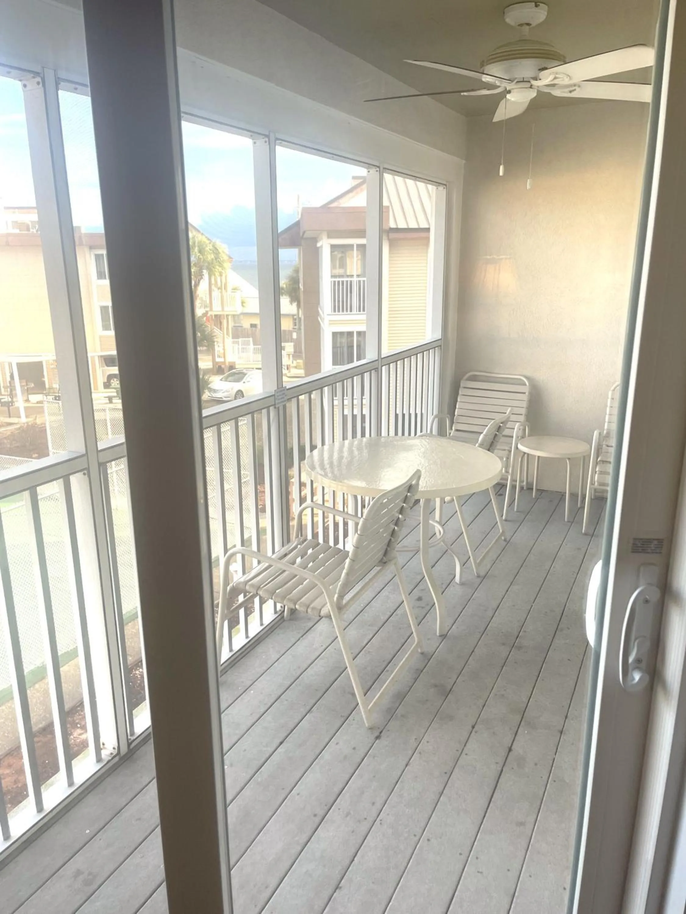 Patio in Soundside Holiday Beach Resort