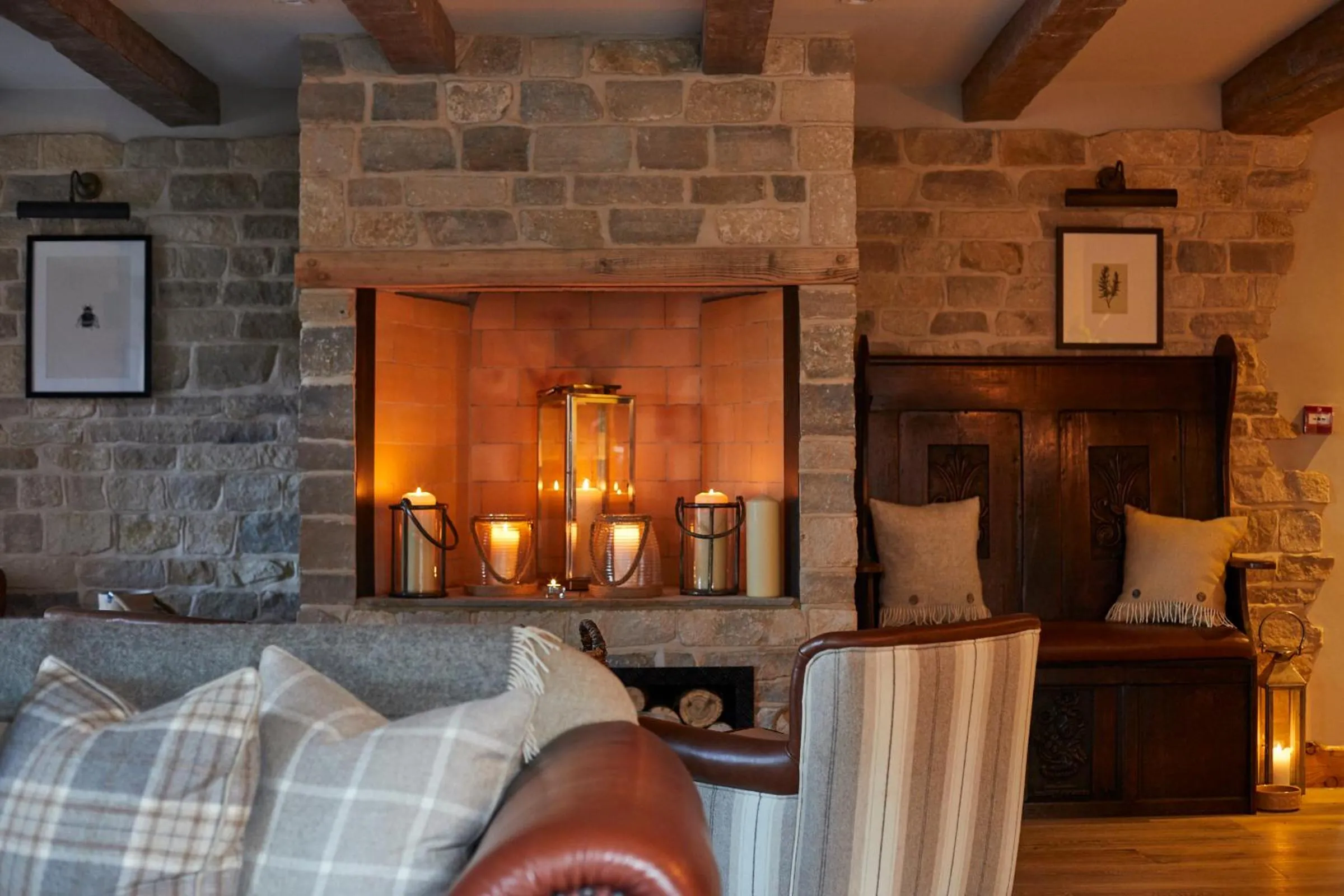 Seating area in Wild Thyme & Honey - Cirencester-Cotswolds