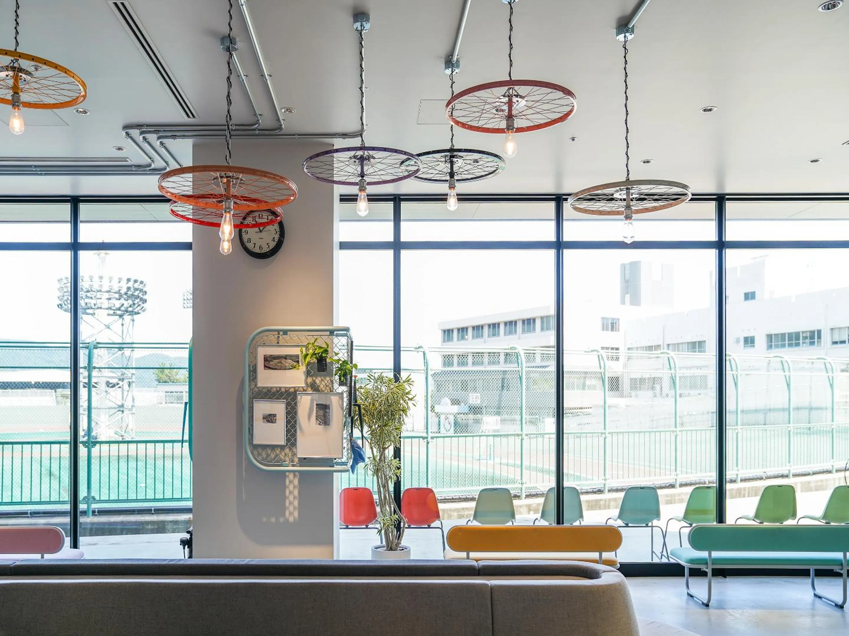 Lobby or reception in SETOUCHI KEIRIN HOTEL 10 by Onko Chishin