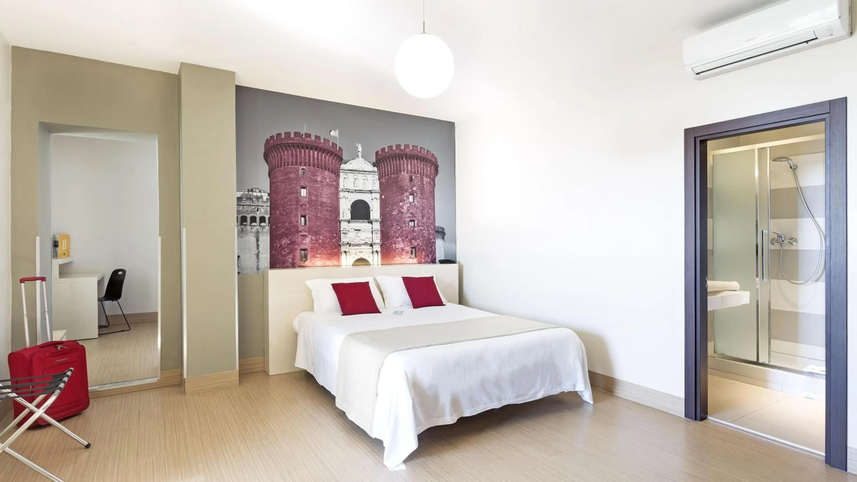 Photo of the whole room, Bed in B&B Hotel Napoli