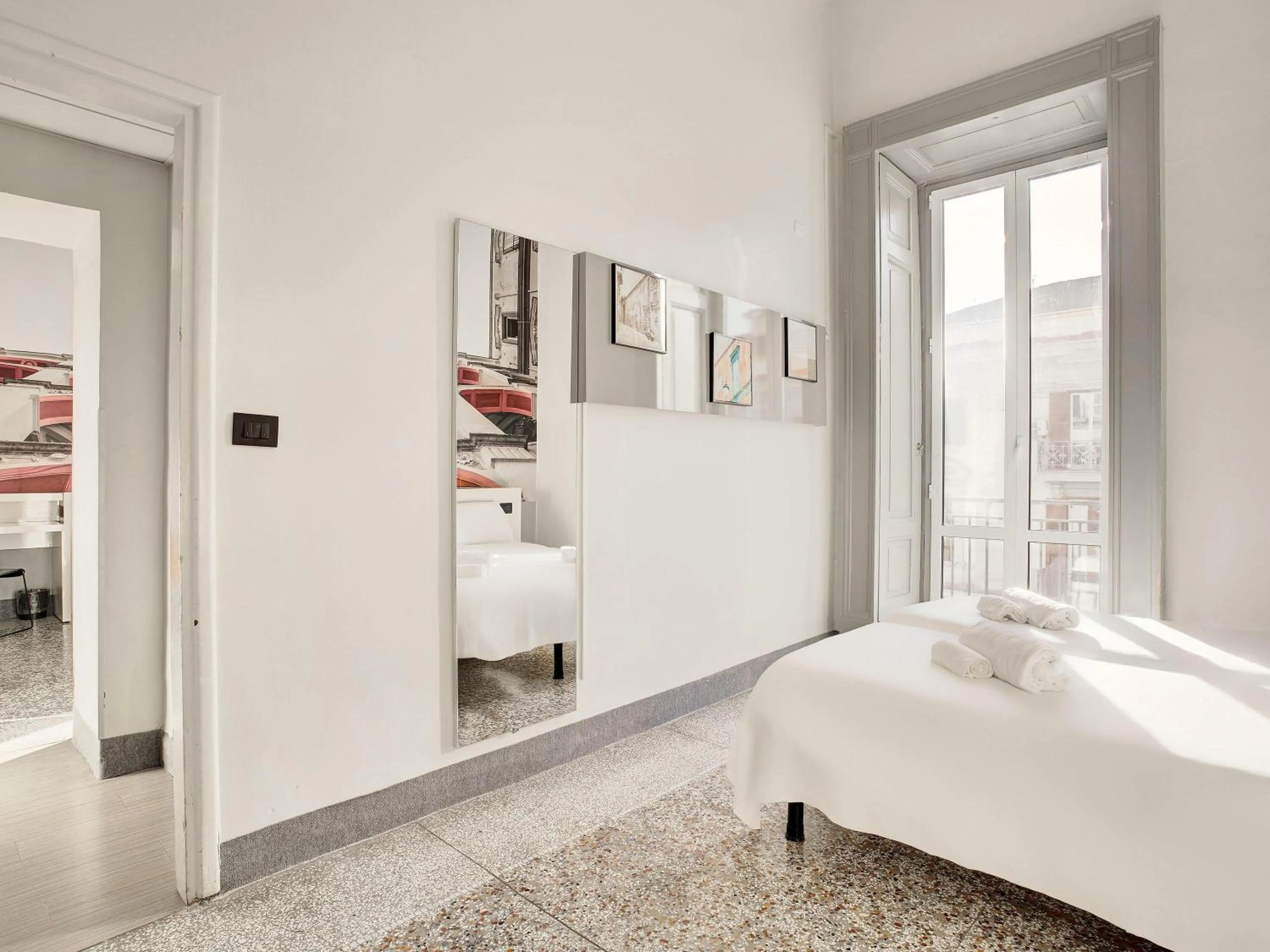 Photo of the whole room, Bed in B&B Hotel Napoli