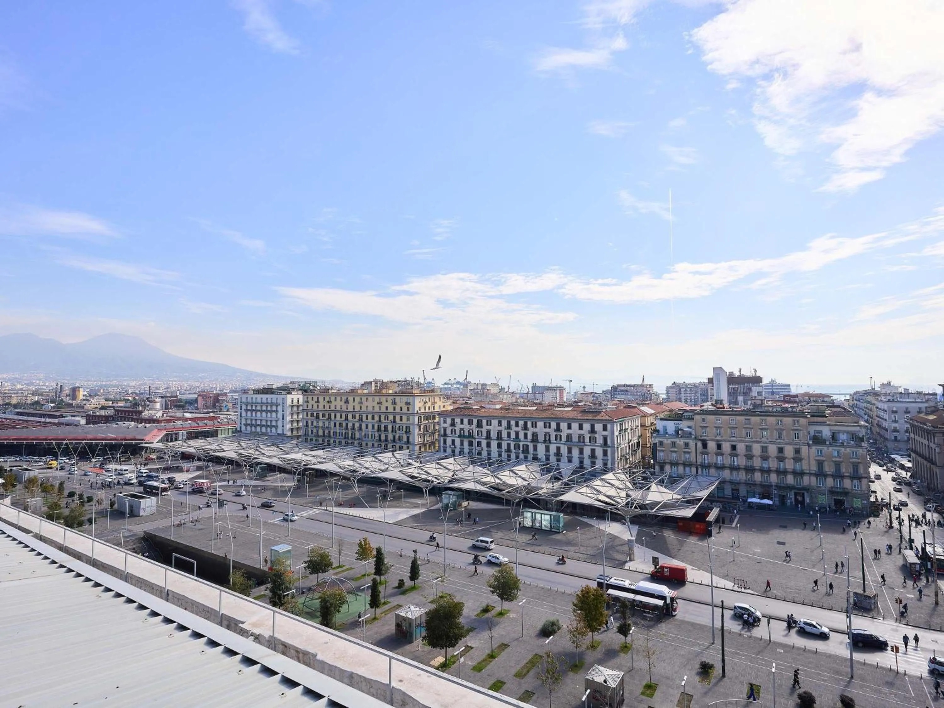 Property building in B&B Hotel Napoli