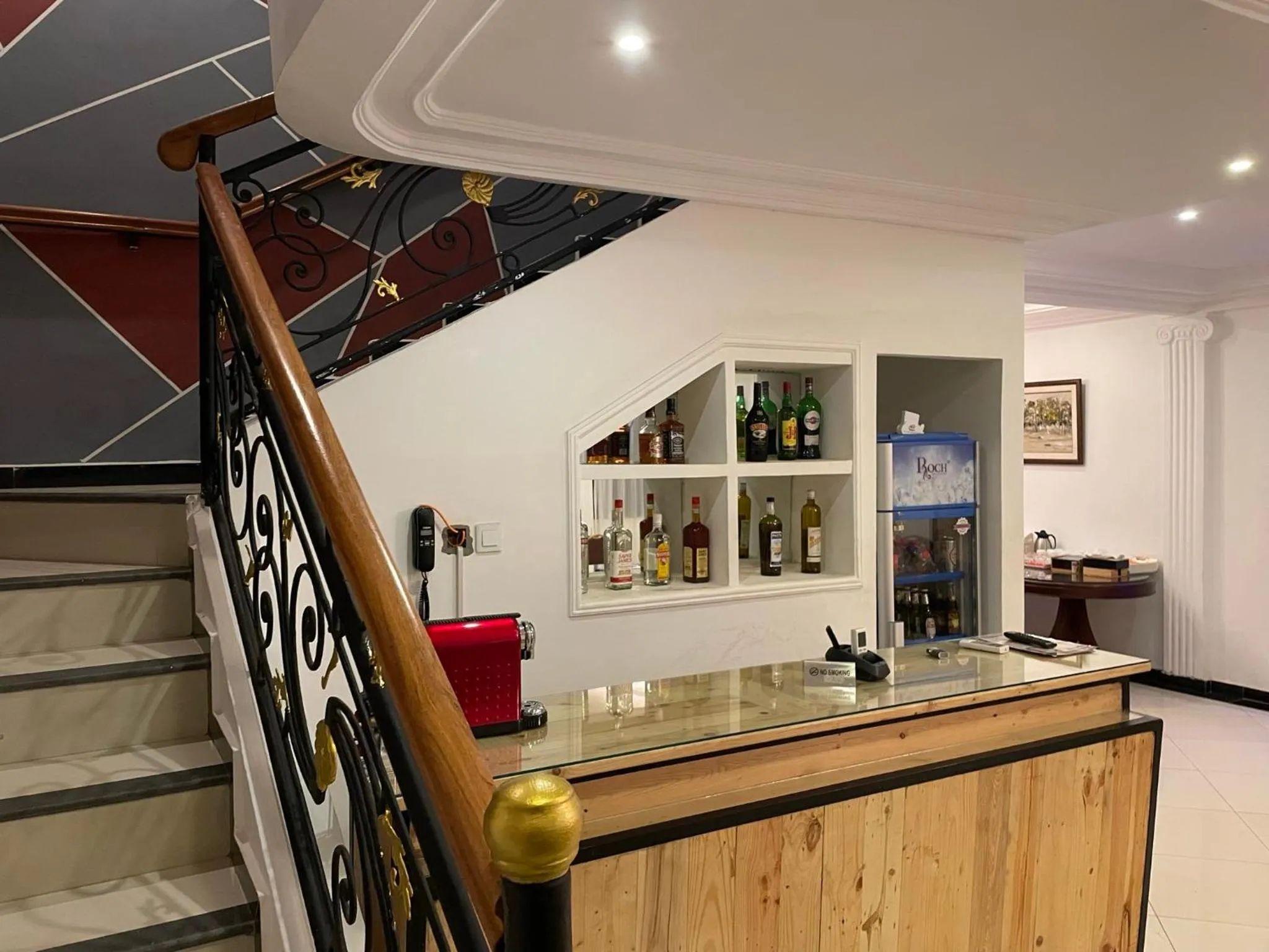 Lounge or bar in HOTEL LES ARCADES