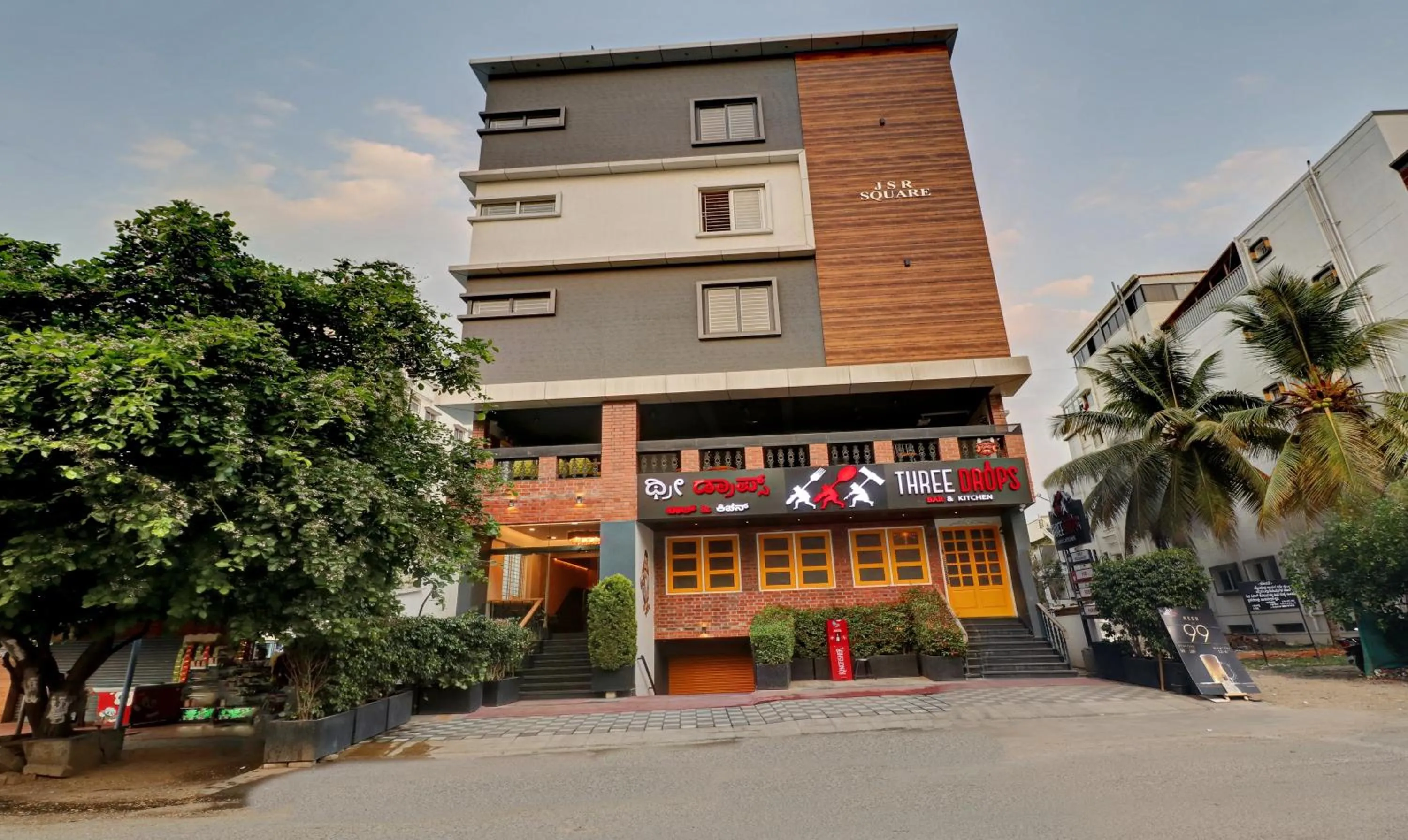 Property building in Treebo Three Drops