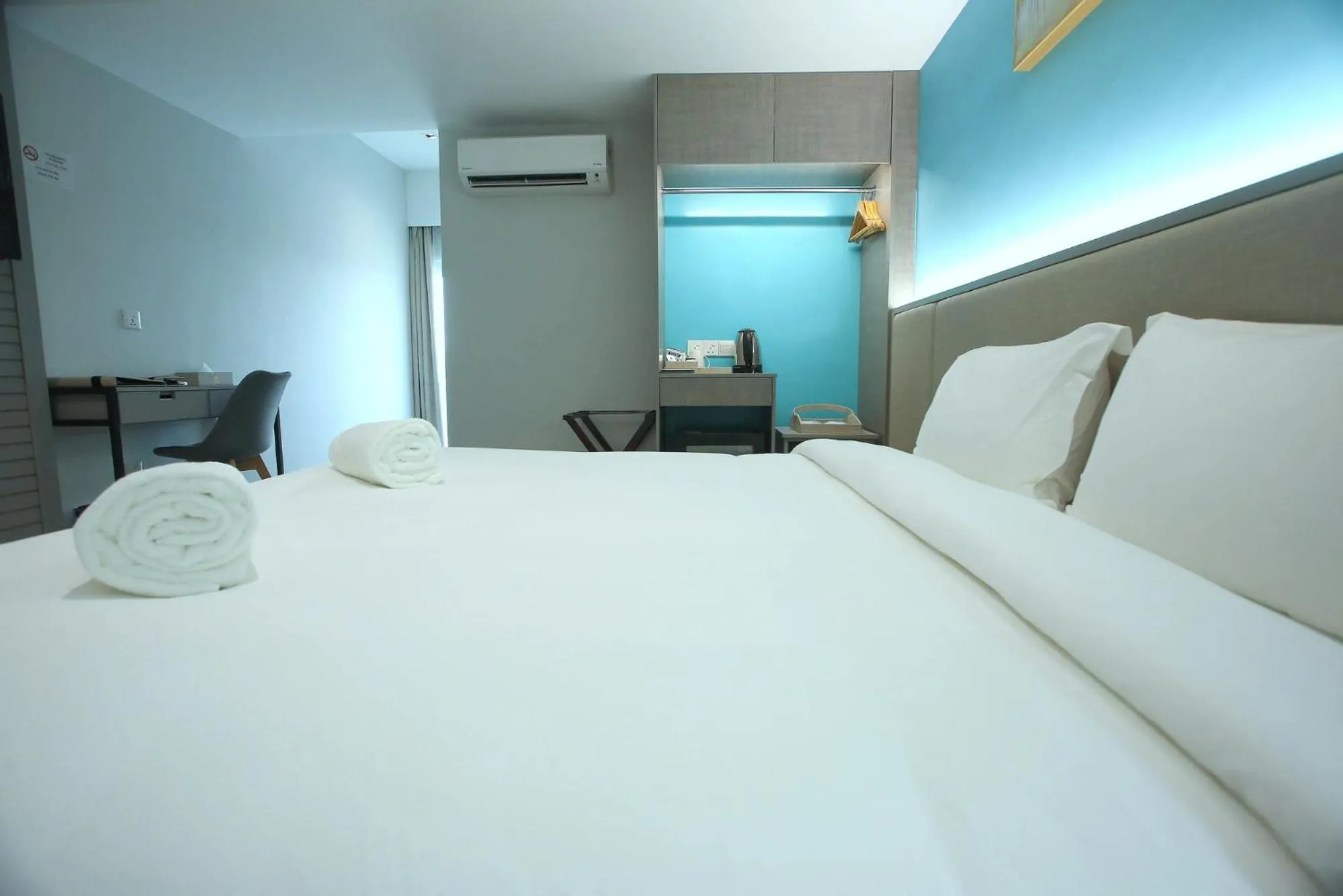 Bed in Stanton City Hotel