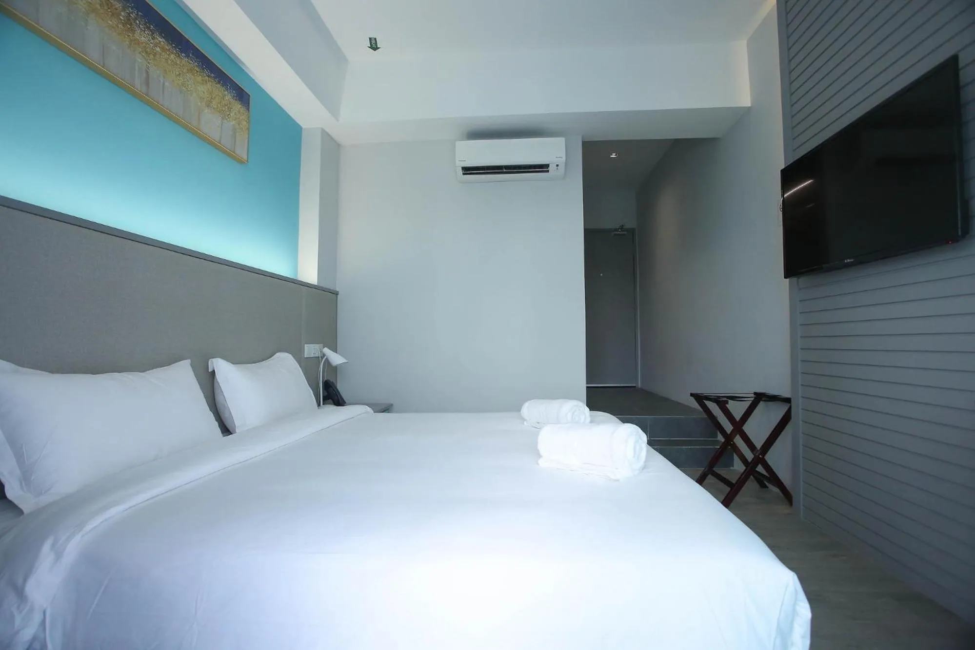 Bed in Stanton City Hotel