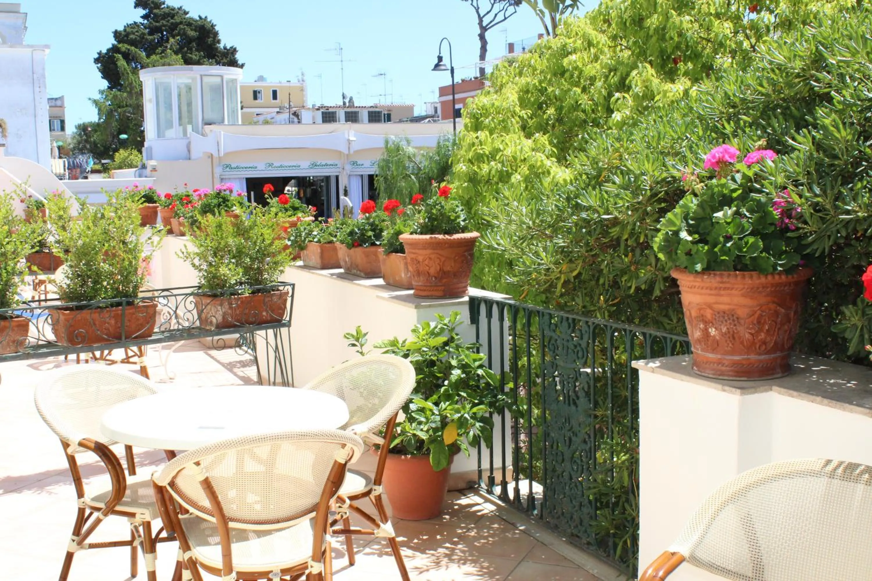 Patio in Hotel Floridiana Terme