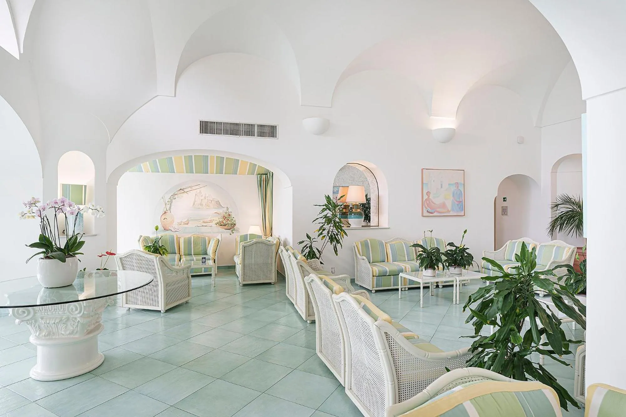 Lobby or reception in Hotel Floridiana Terme