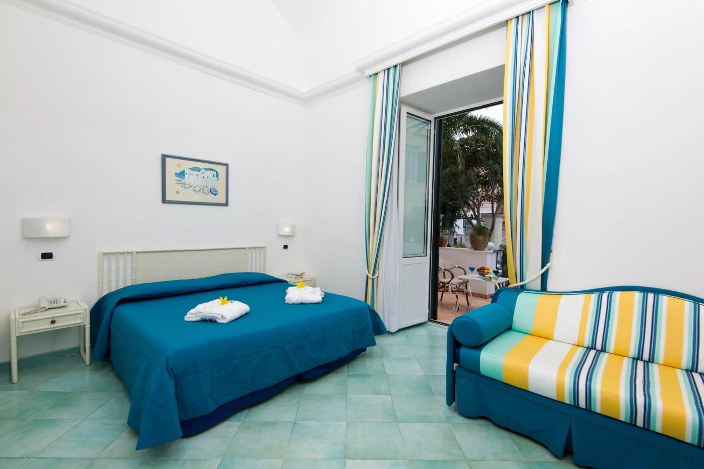 Bed in Hotel Floridiana Terme