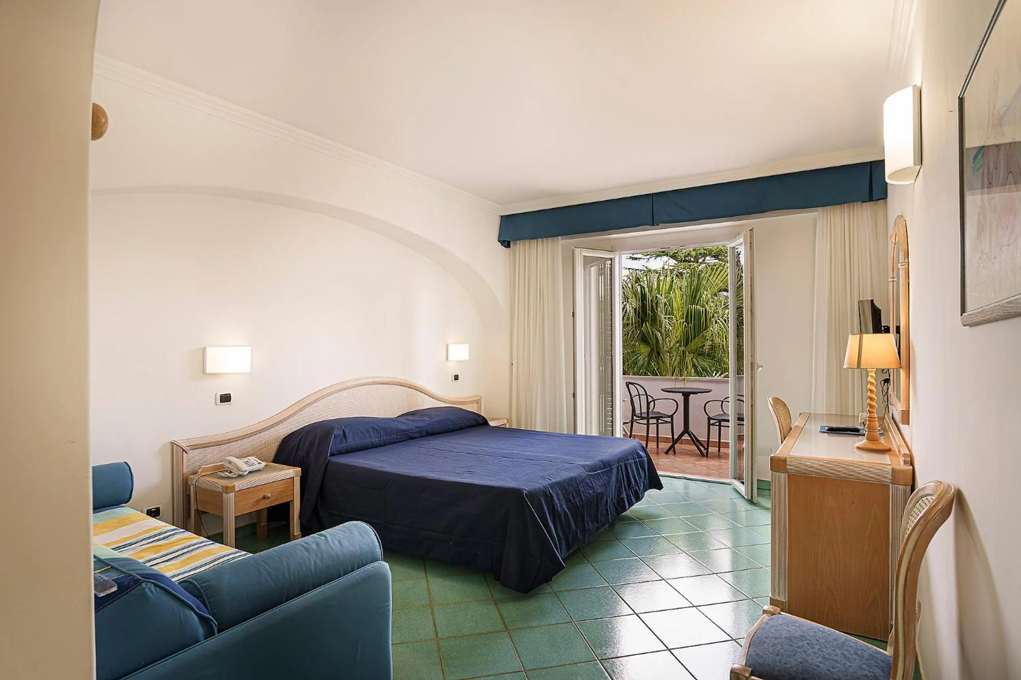 Bed in Hotel Floridiana Terme