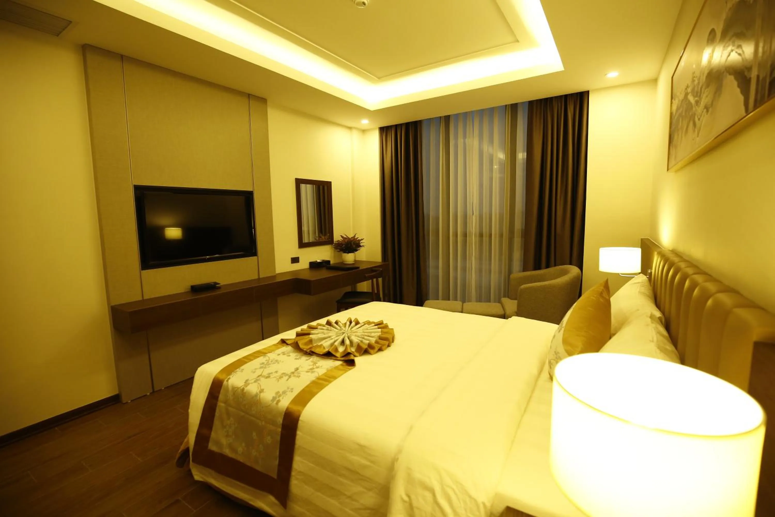 Bedroom, Bed in Songlam Waterfront Hotel - 藍江酒店