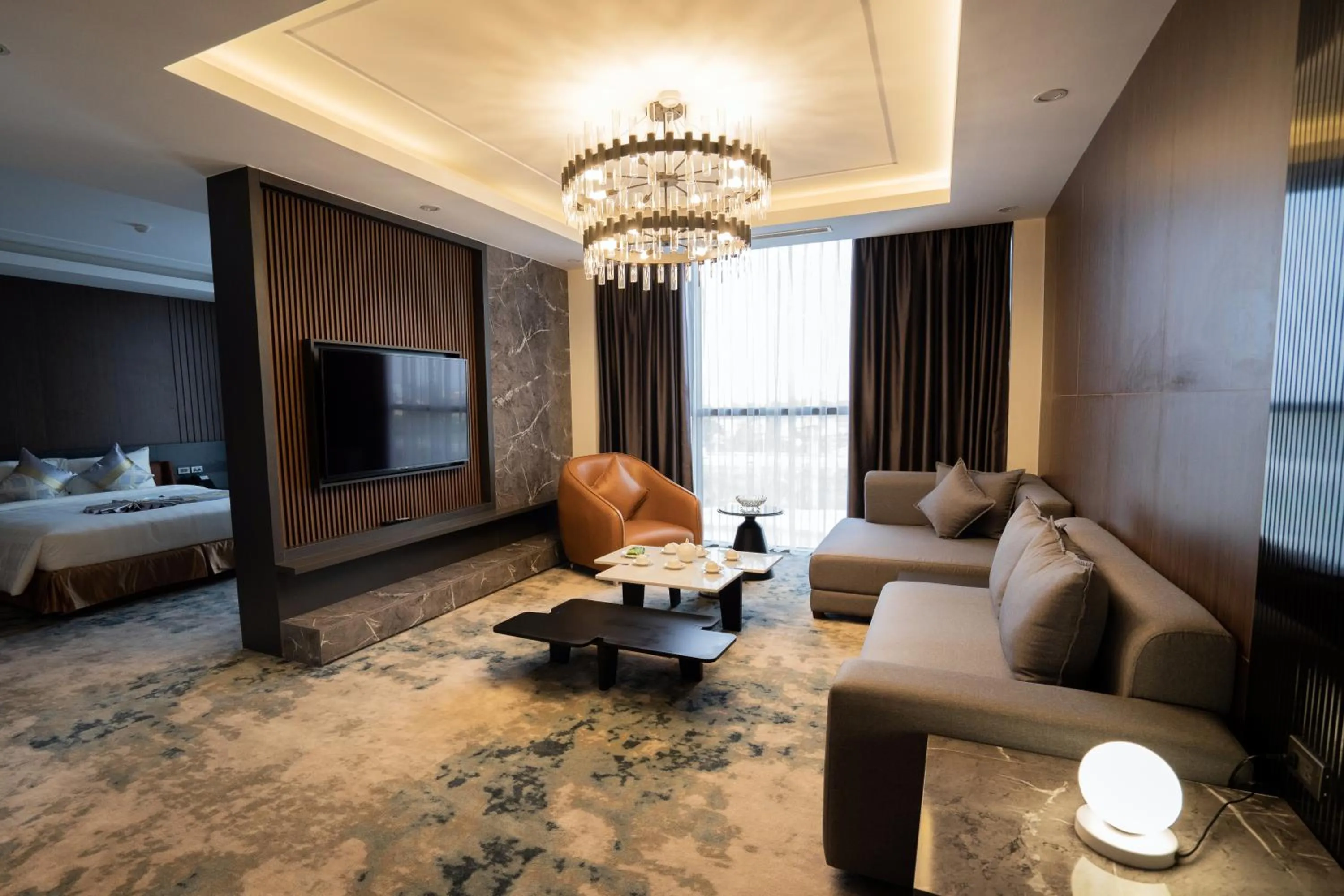 Bed in Songlam Waterfront Hotel - 藍江酒店