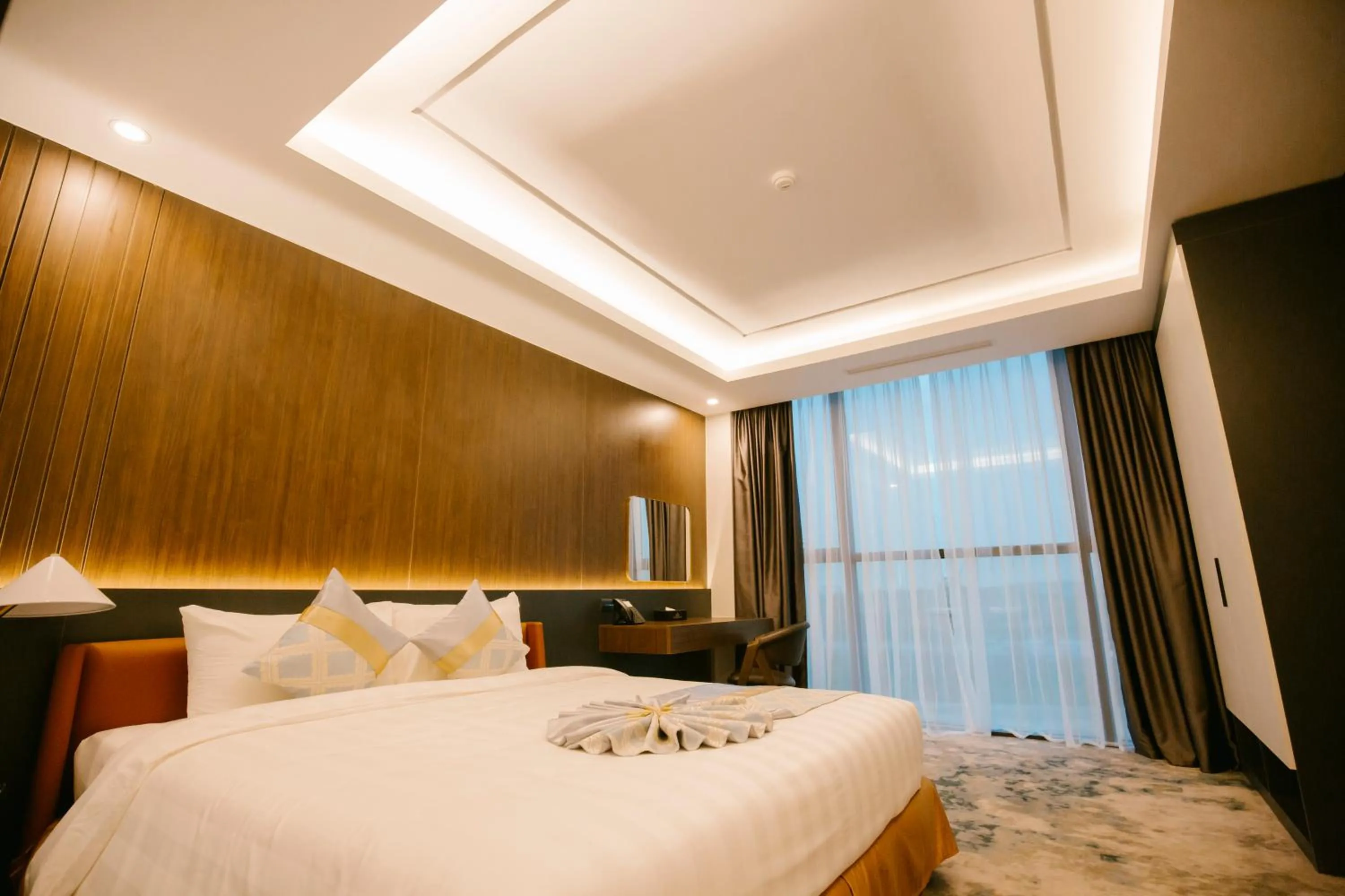 Bed in Songlam Waterfront Hotel - 藍江酒店