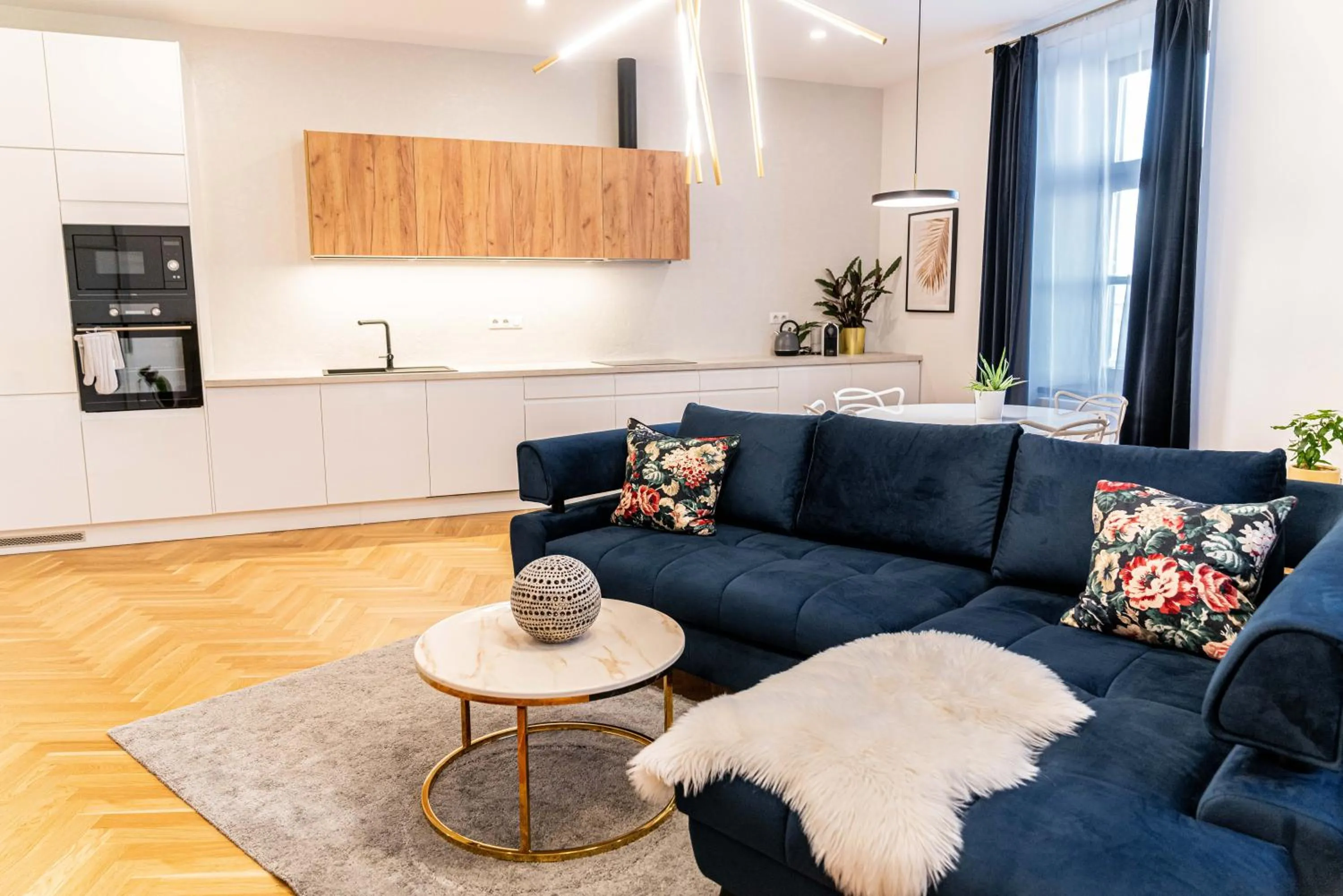 Kitchen or kitchenette in Apartmány Marienhof