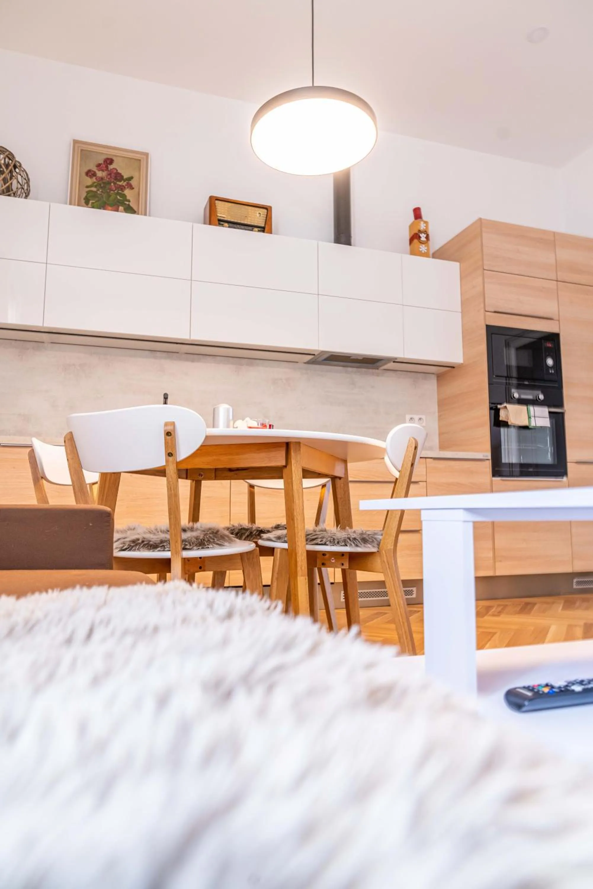 Kitchen or kitchenette in Apartmány Marienhof