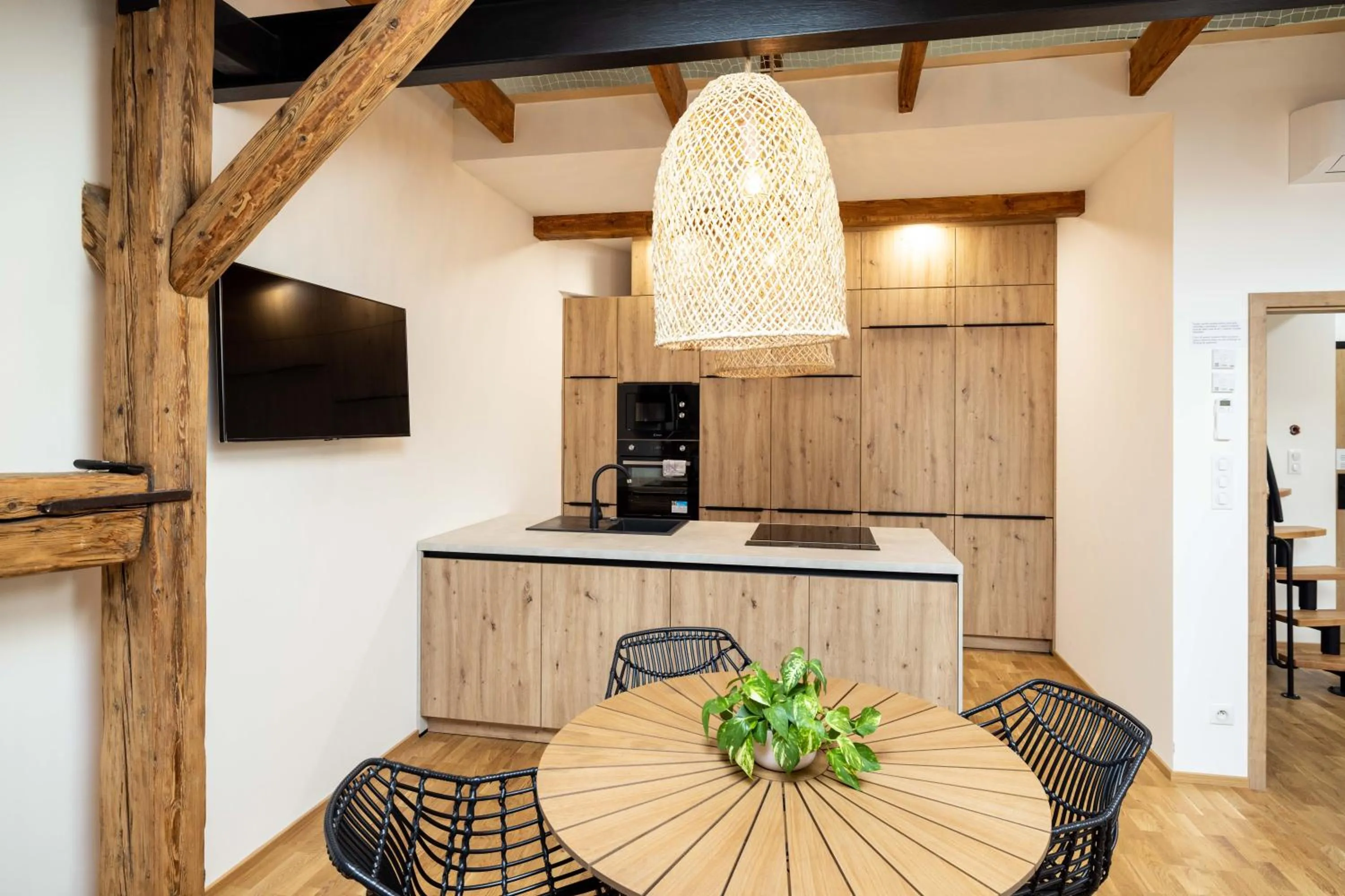 kitchen in Apartmány Marienhof