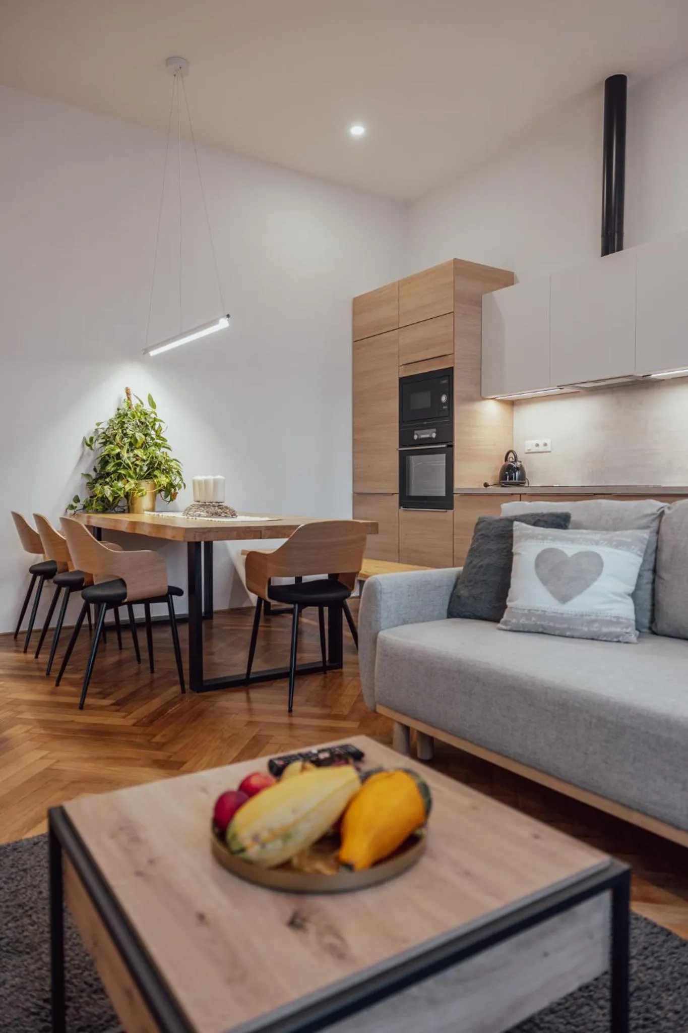 Kitchen or kitchenette in Apartmány Marienhof