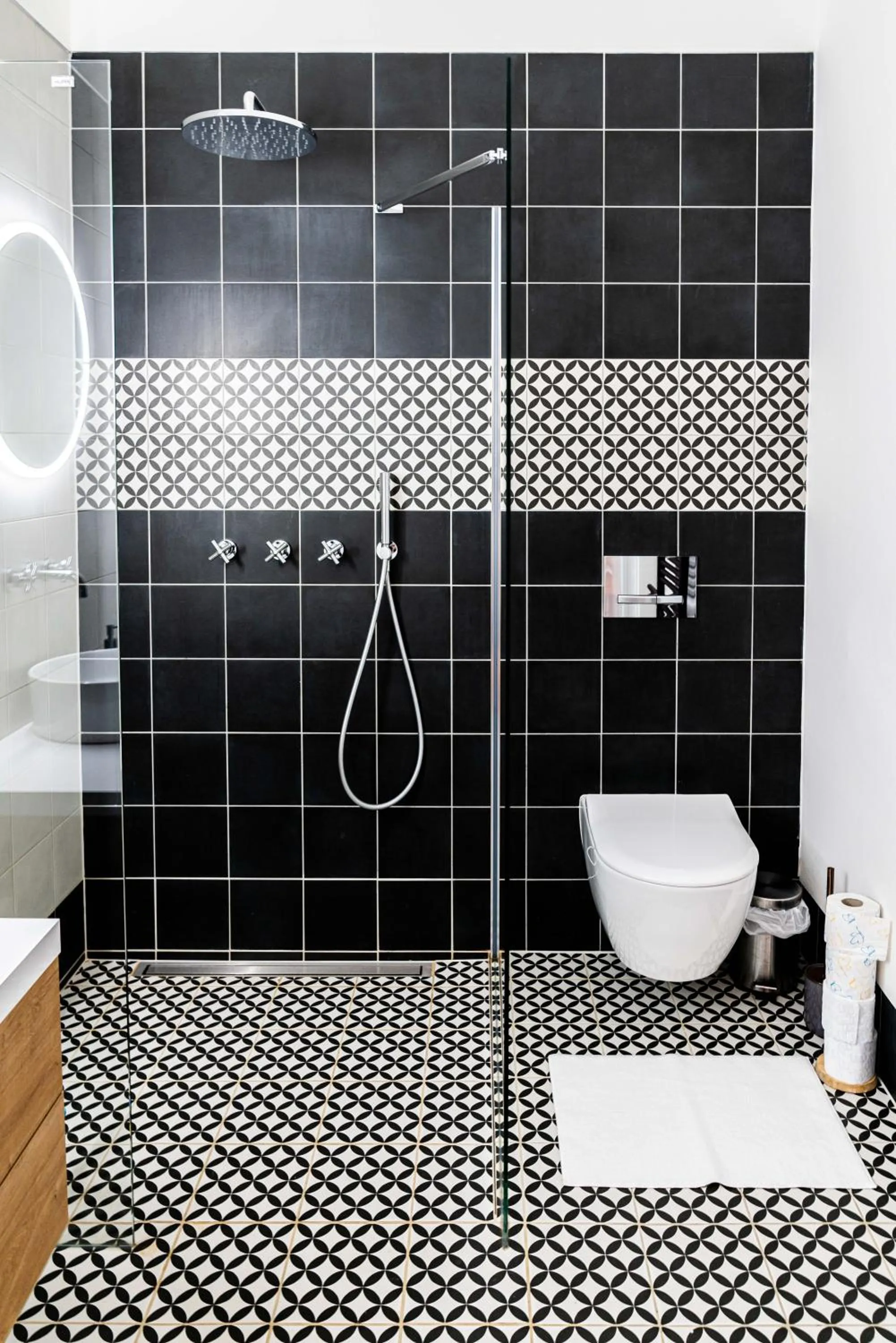 Shower in Apartmány Marienhof