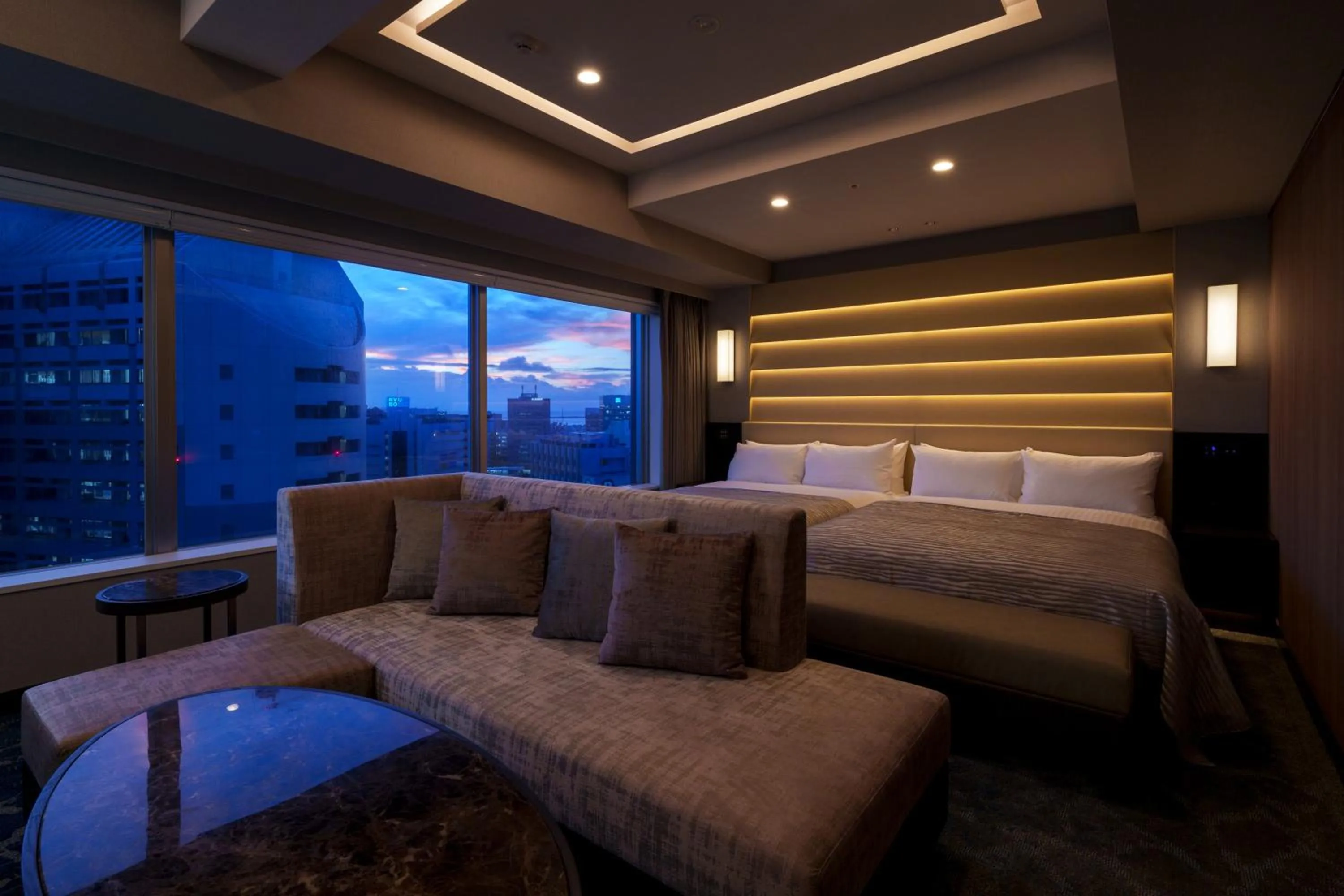 Bed in Hotel GrandConsort Naha