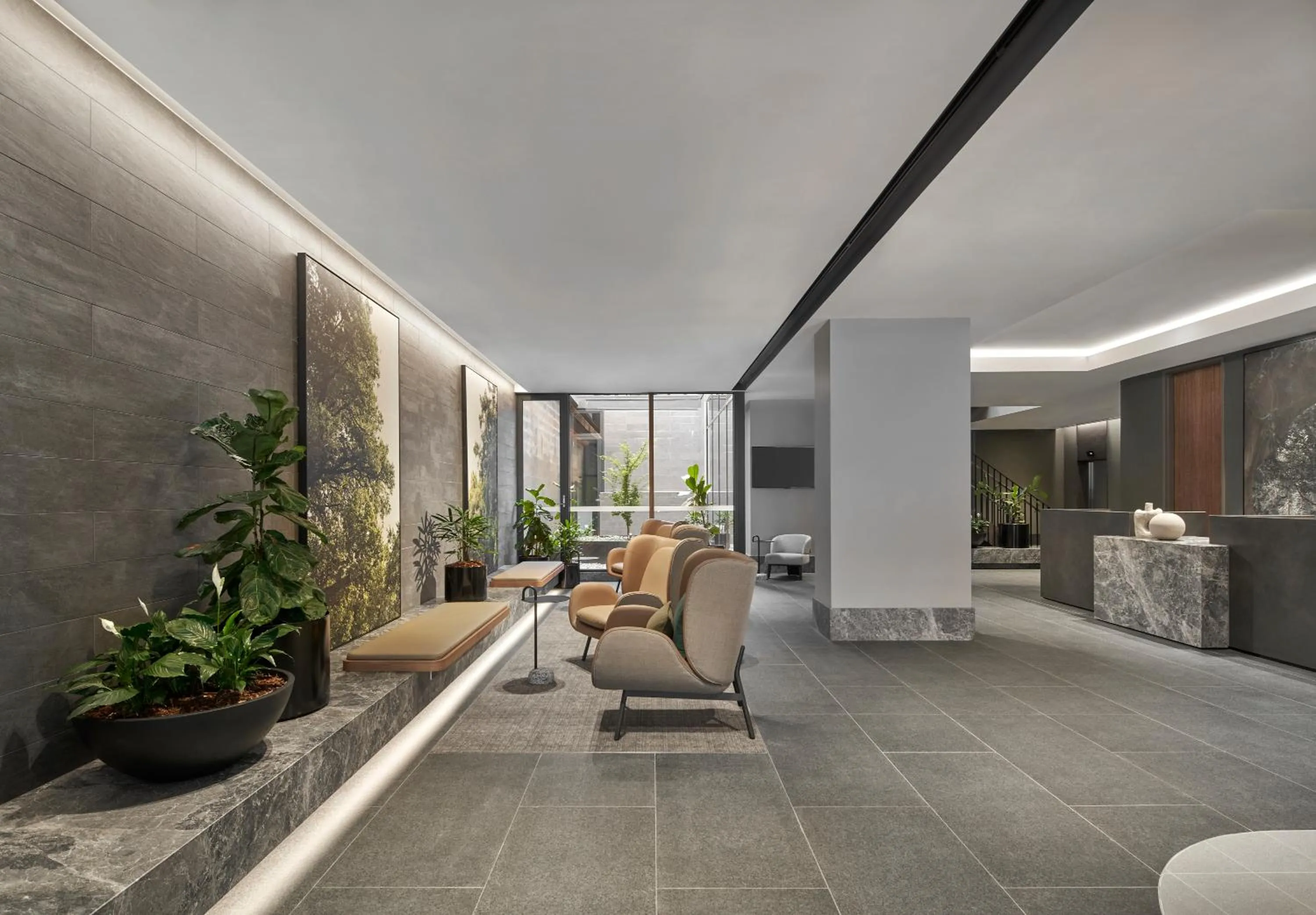 Lobby or reception in Courtyard by Marriott Melbourne Flagstaff Gardens