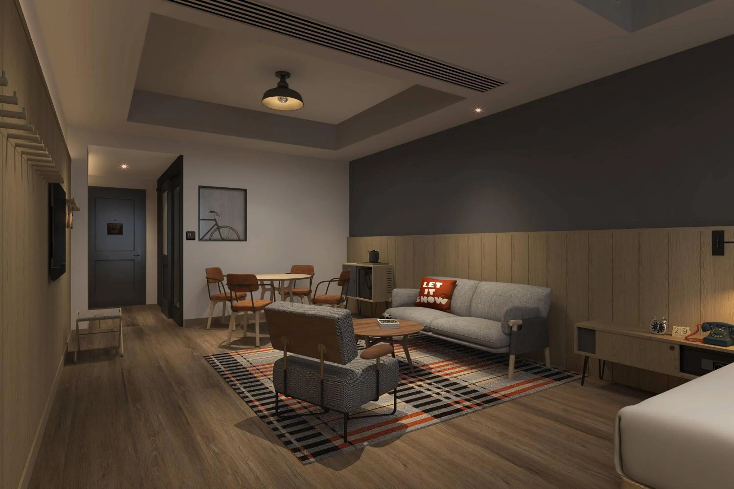 Photo of the whole room in Moxy Nanjing Jiangning