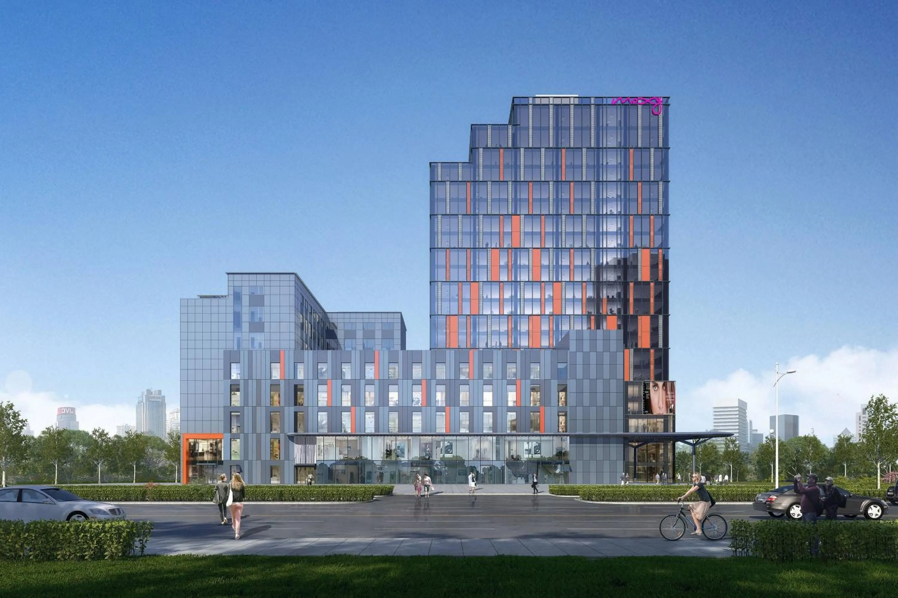 Property building in Moxy Nanjing Jiangning