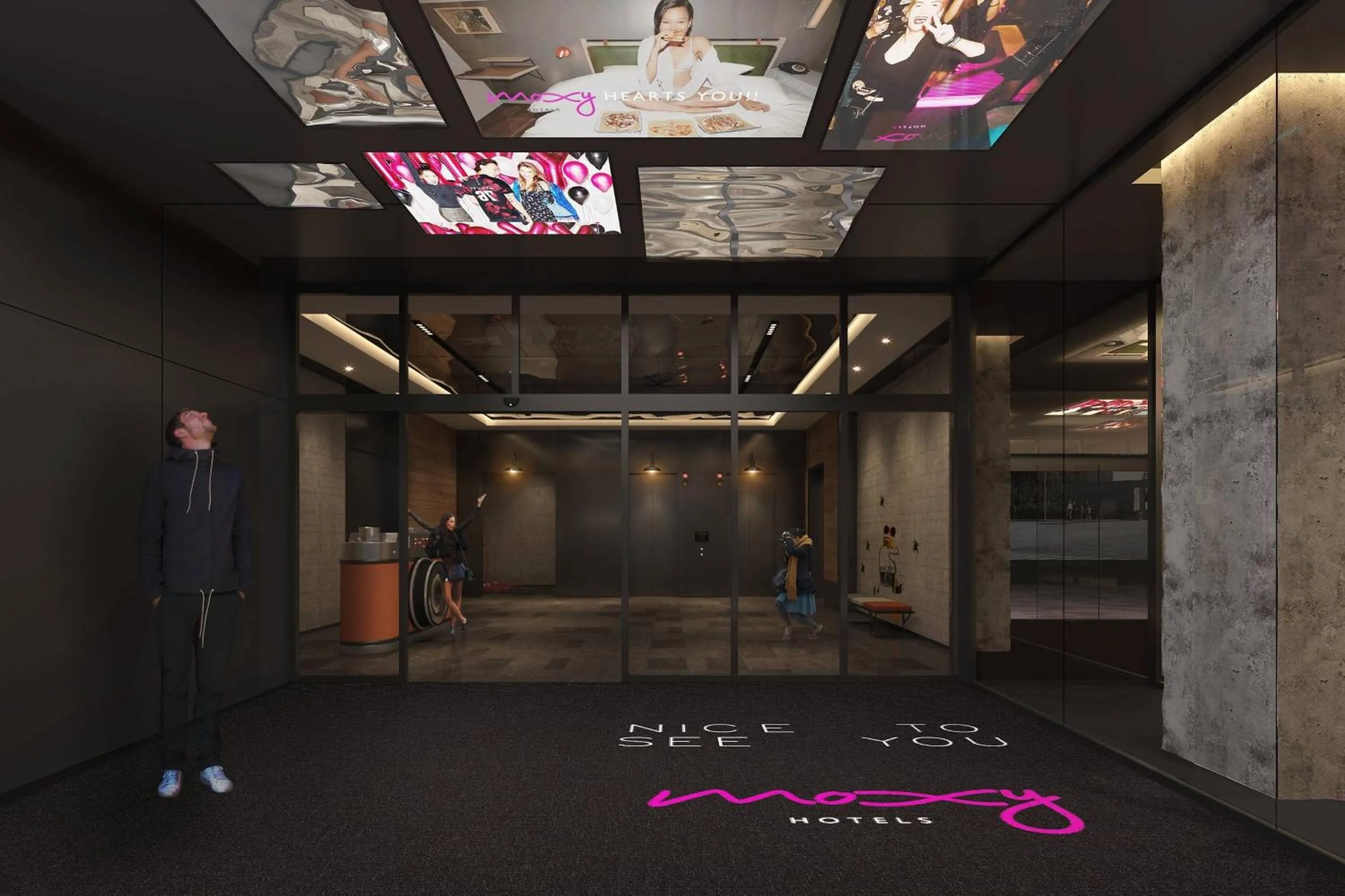 Lobby or reception in Moxy Nanjing Jiangning