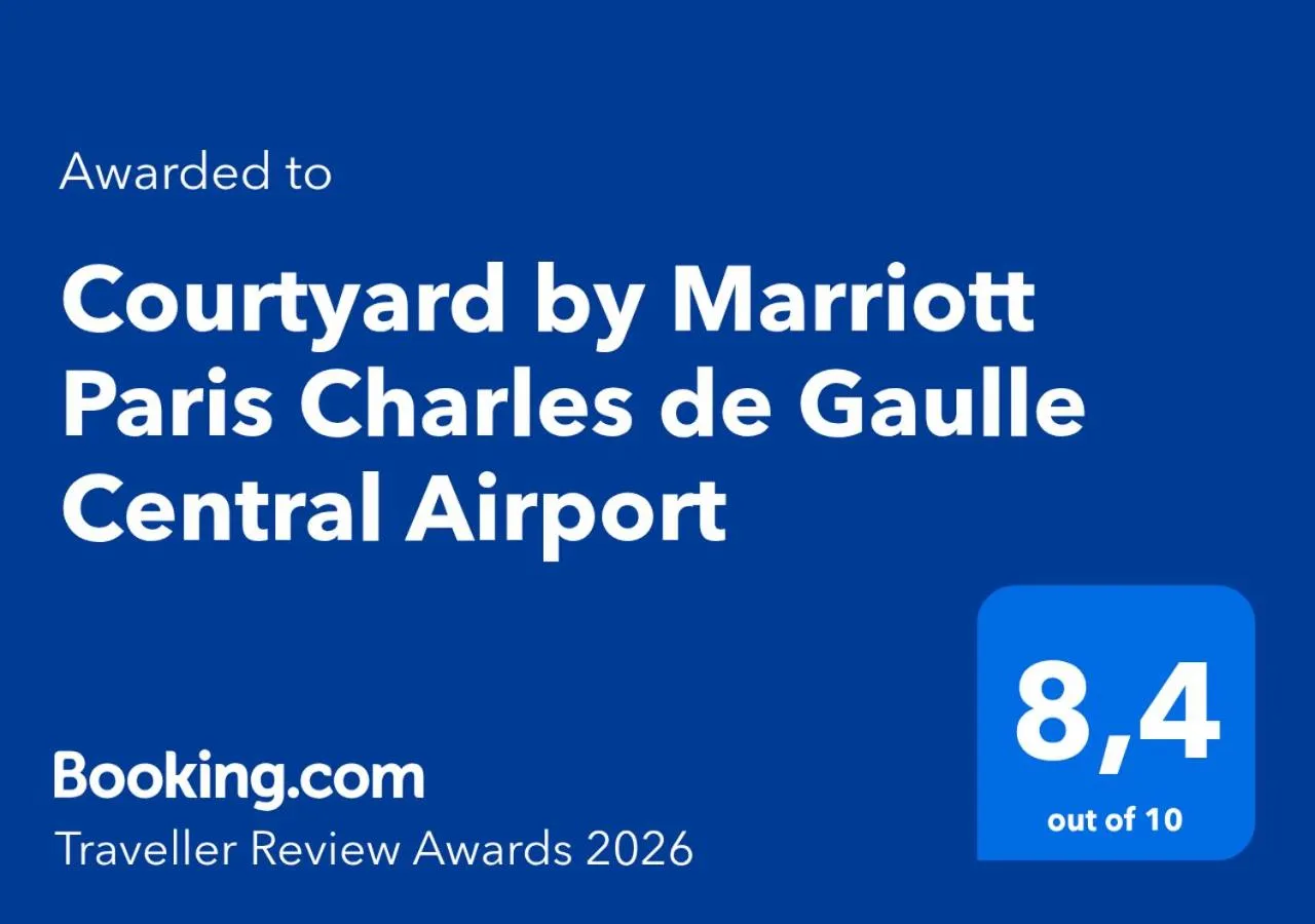 Certificate/Award in Courtyard by Marriott Paris Charles de Gaulle Central Airport