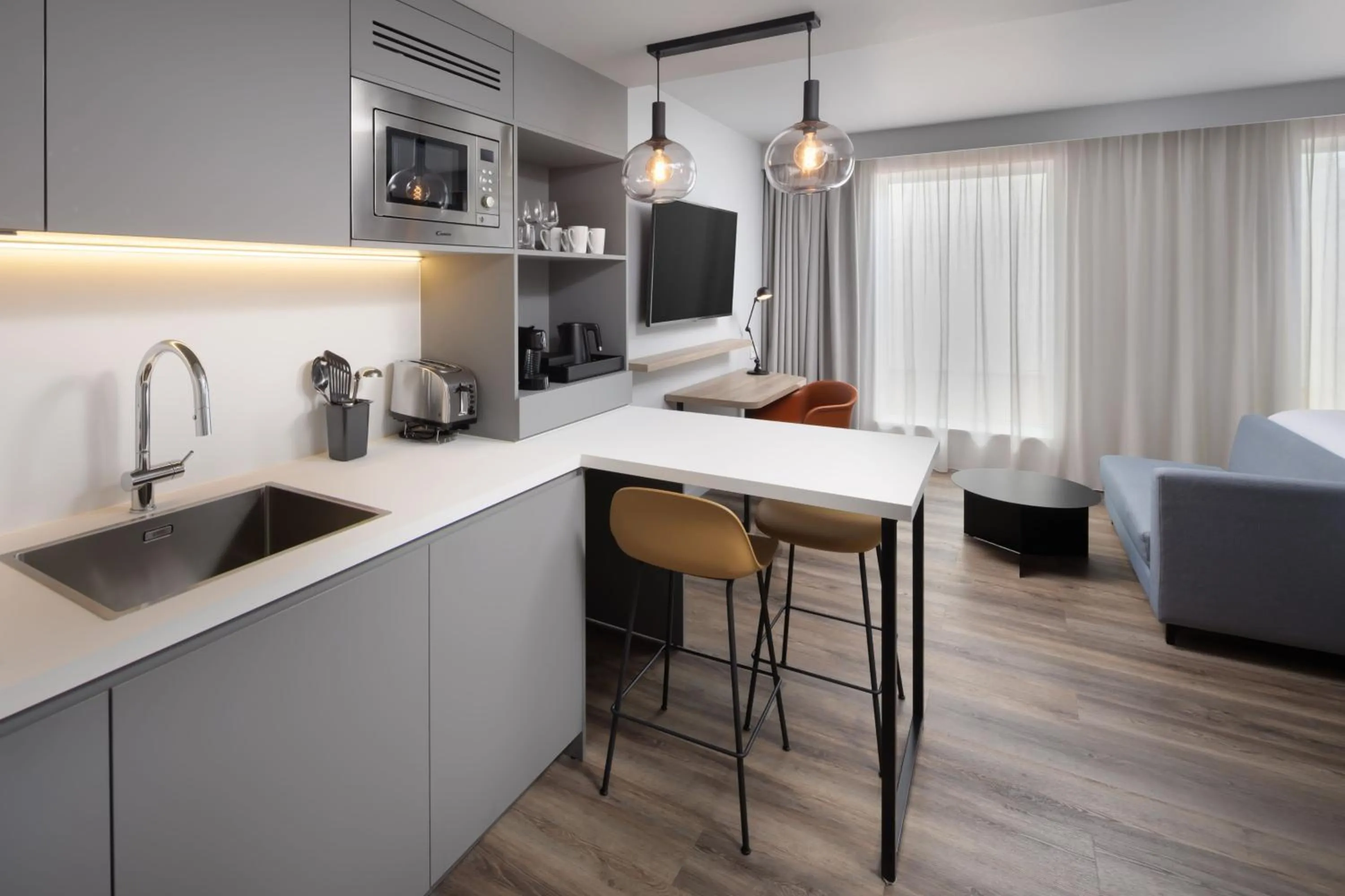 Photo of the whole room in Residence Inn by Marriott Paris Charles de Gaulle Central Airport