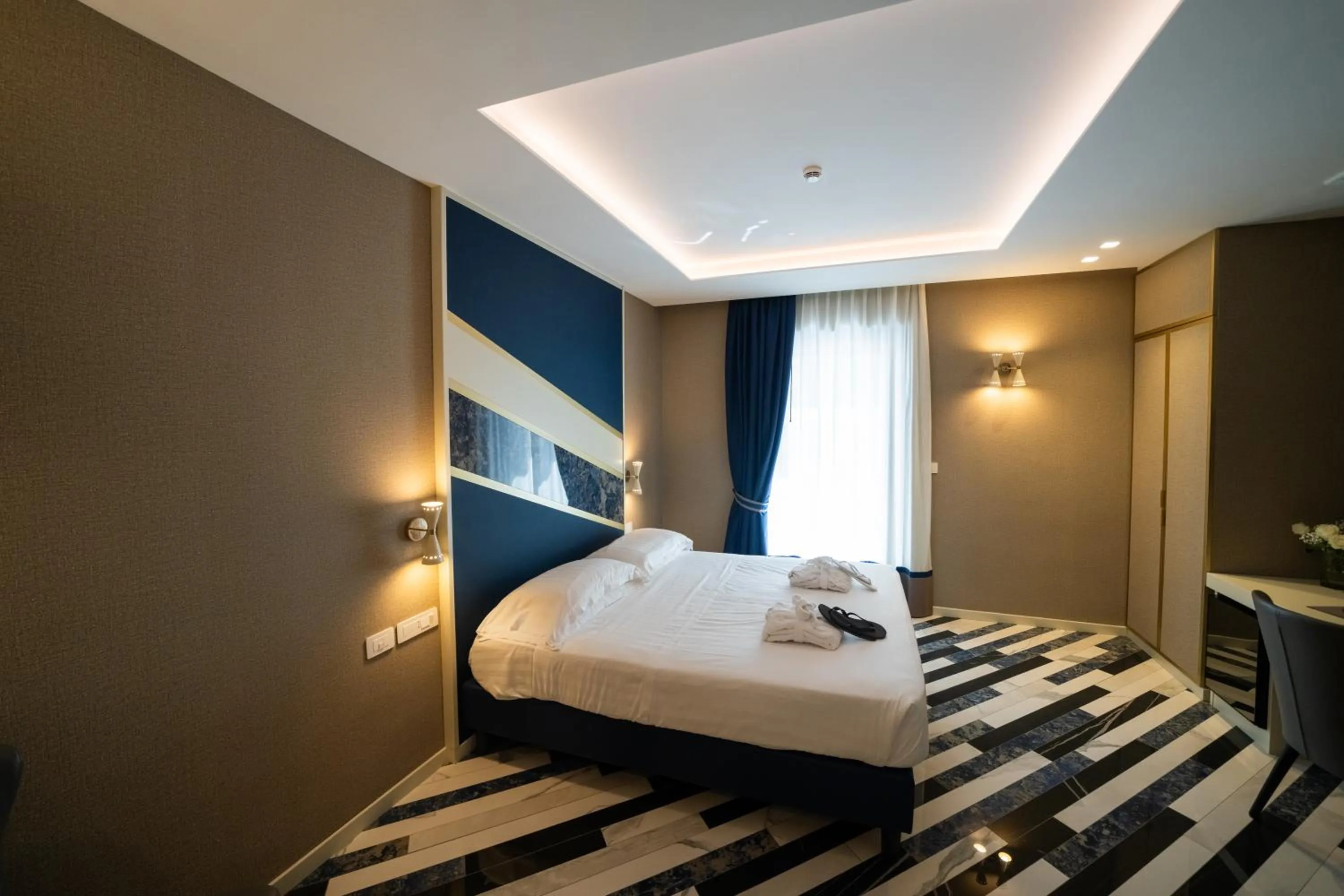 Bed in Hotel Cala Moresca