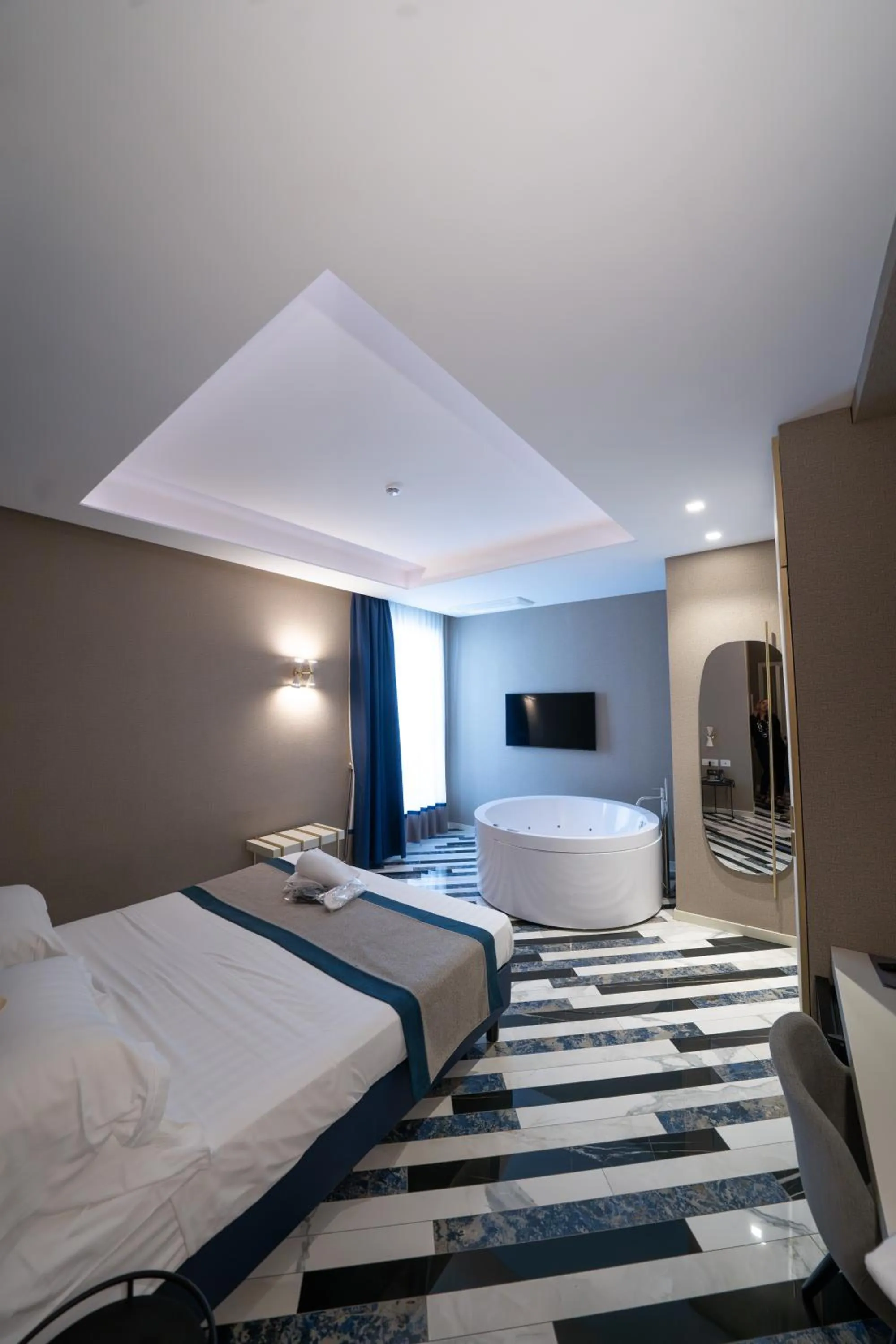 Bed in Hotel Cala Moresca