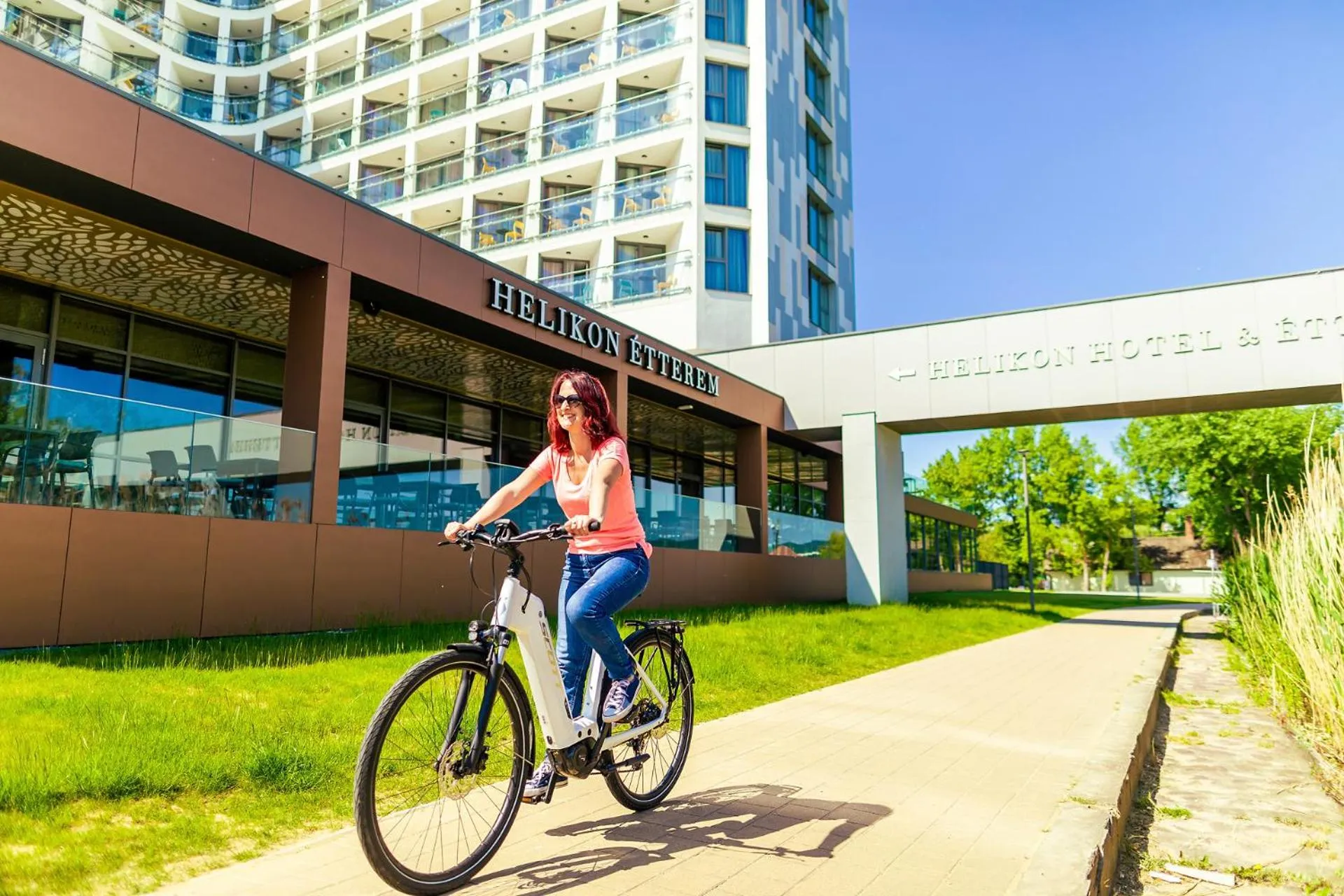 Cycling in Hotel Helikon, Keszthely