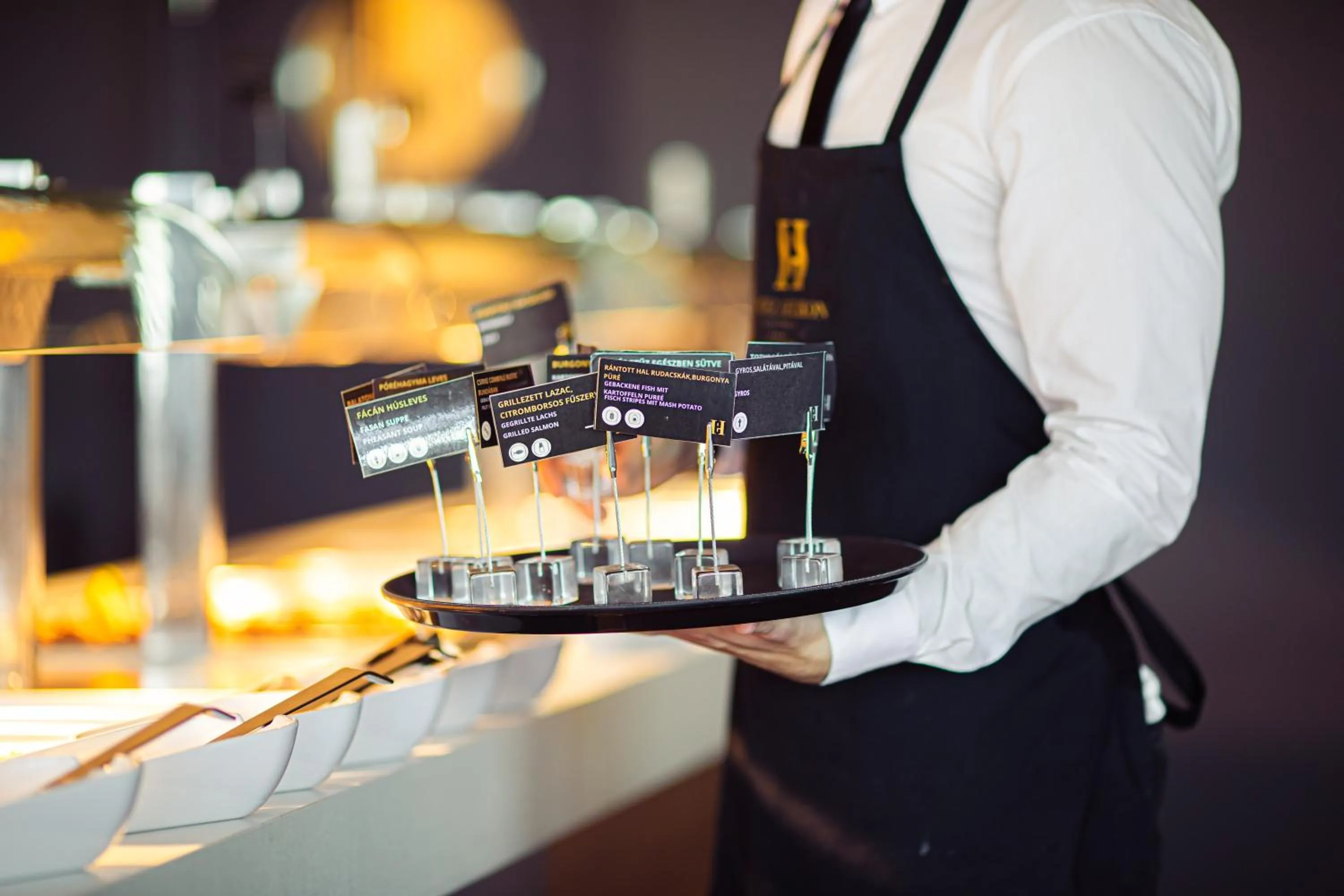 Food and drinks in Hotel Helikon, Keszthely