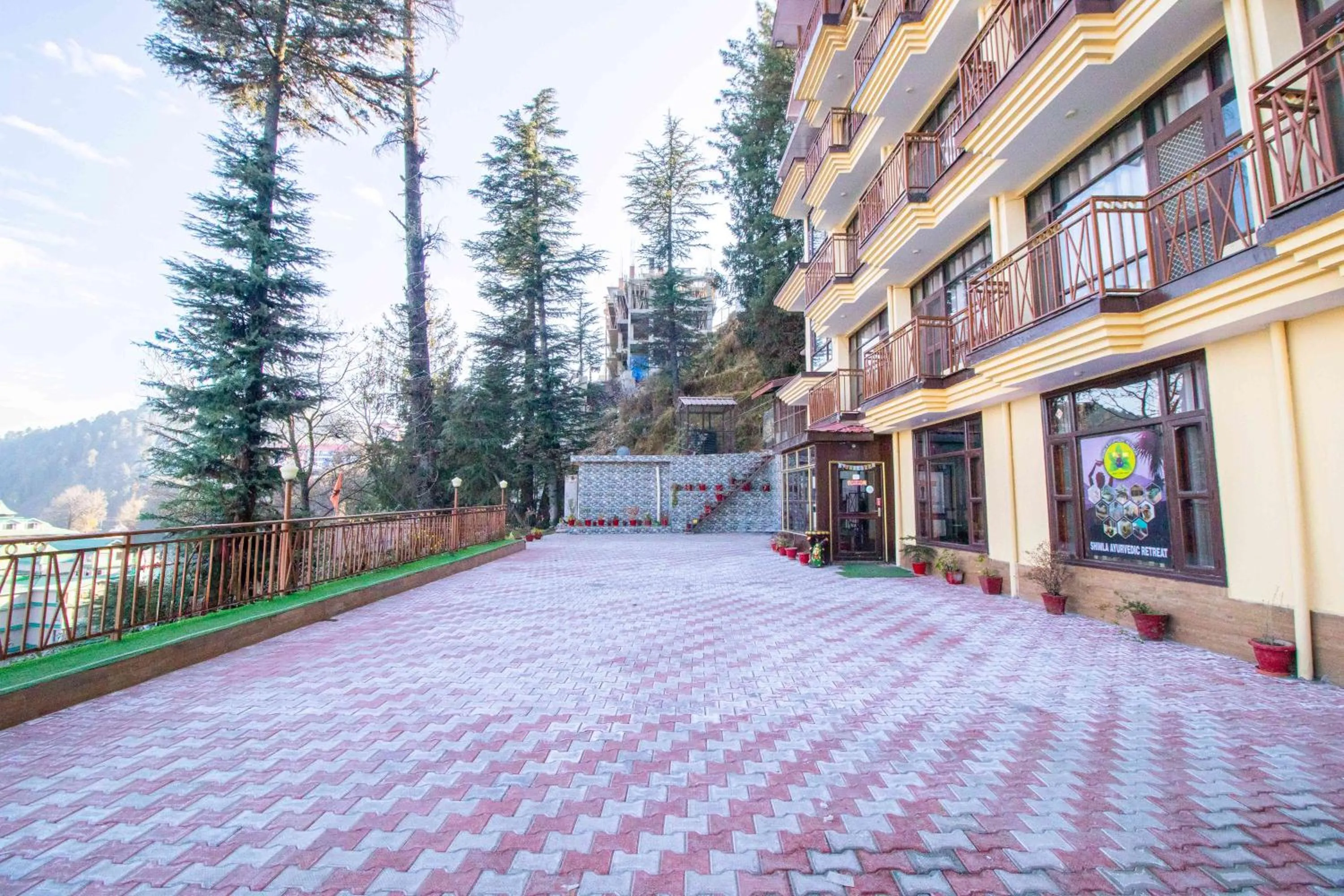 Parking in Treebo Shimla Ayurvedic Retreat, Kufri - Pure Veg