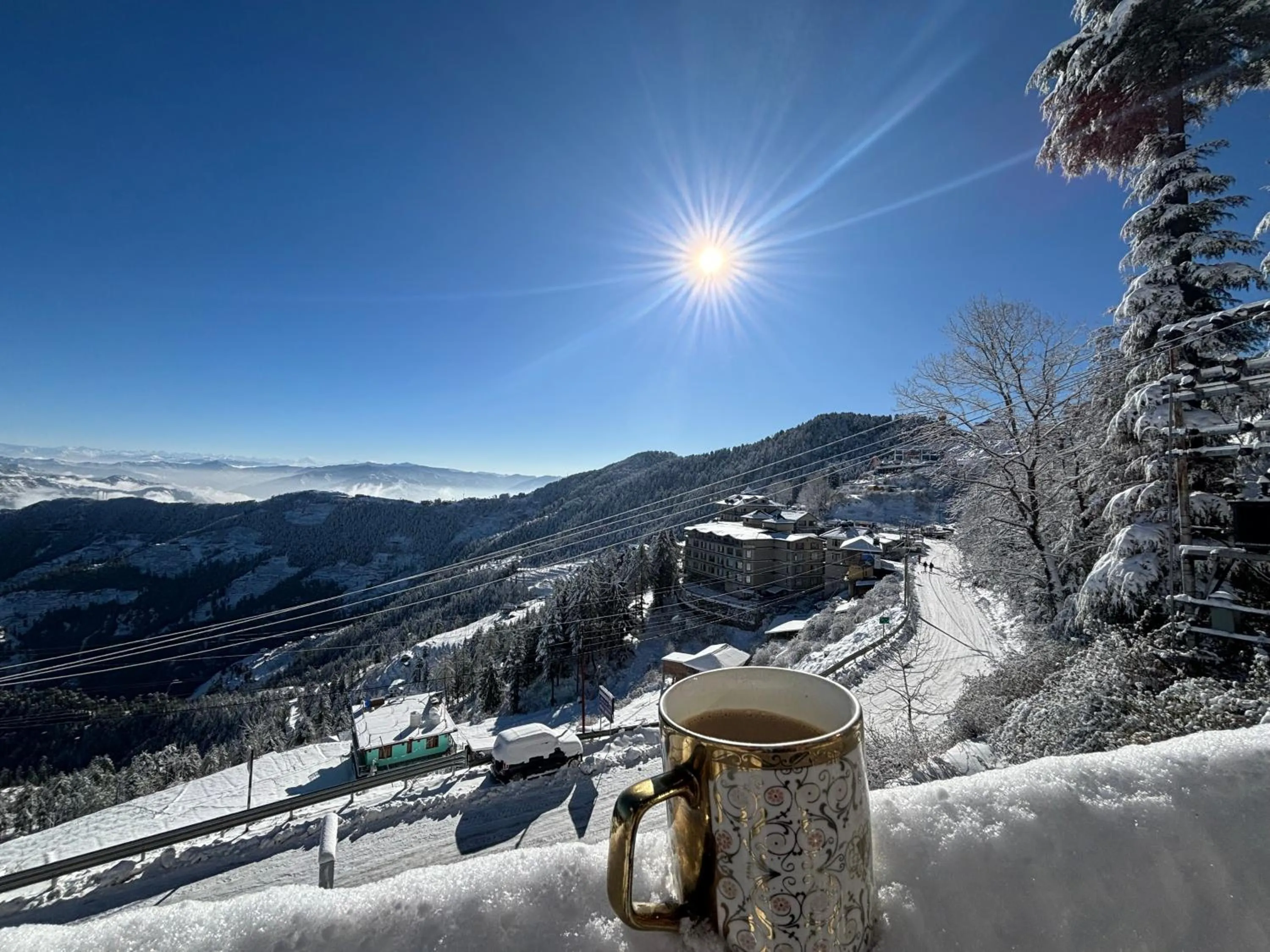 View (from property/room) in Treebo Shimla Ayurvedic Retreat, Kufri - Pure Veg