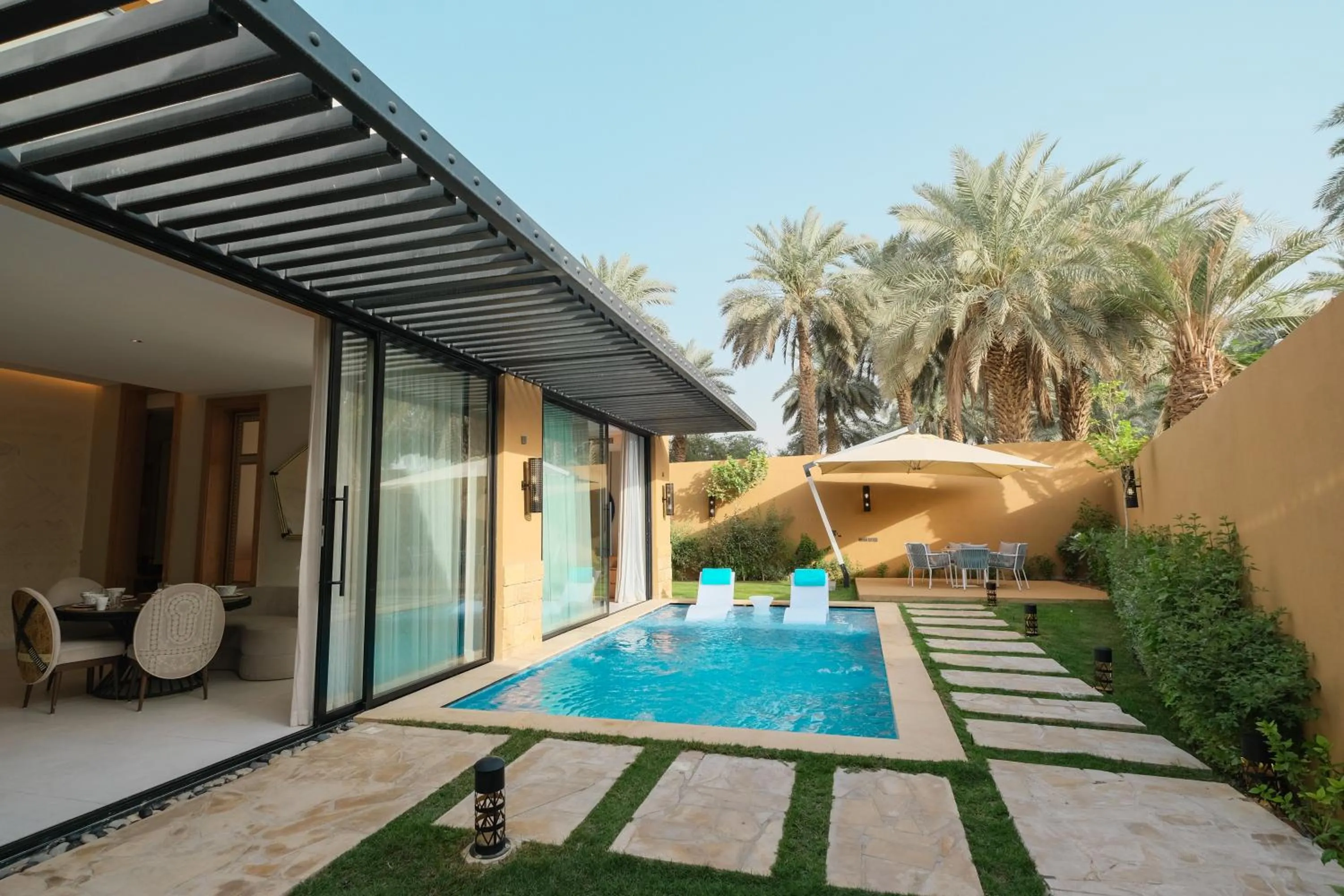 Swimming pool in Aseel Resort- Aseel Limited for Holiday Homes