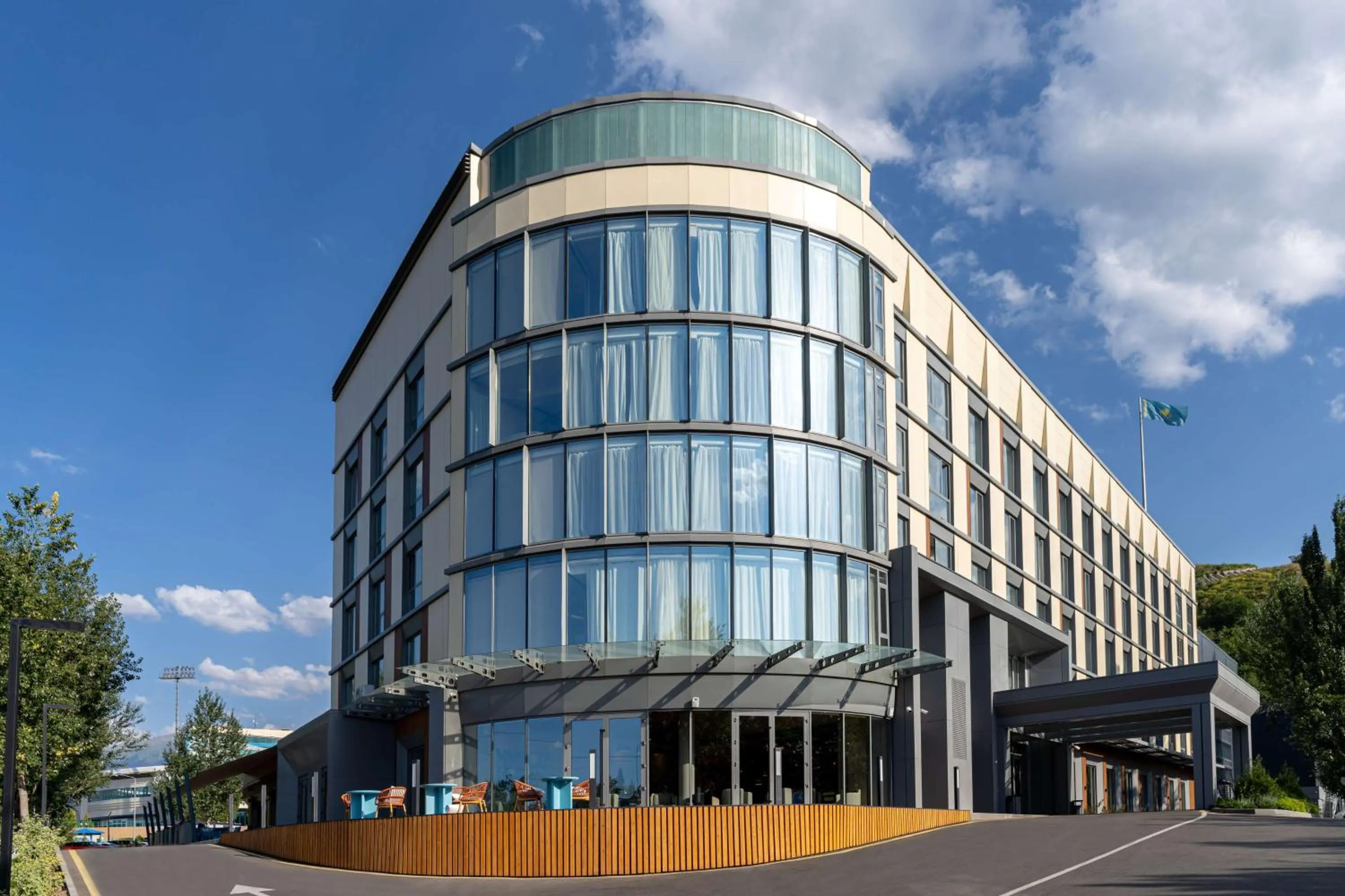 Property building in Sadu Hotel Almaty, a member of Radisson Individuals