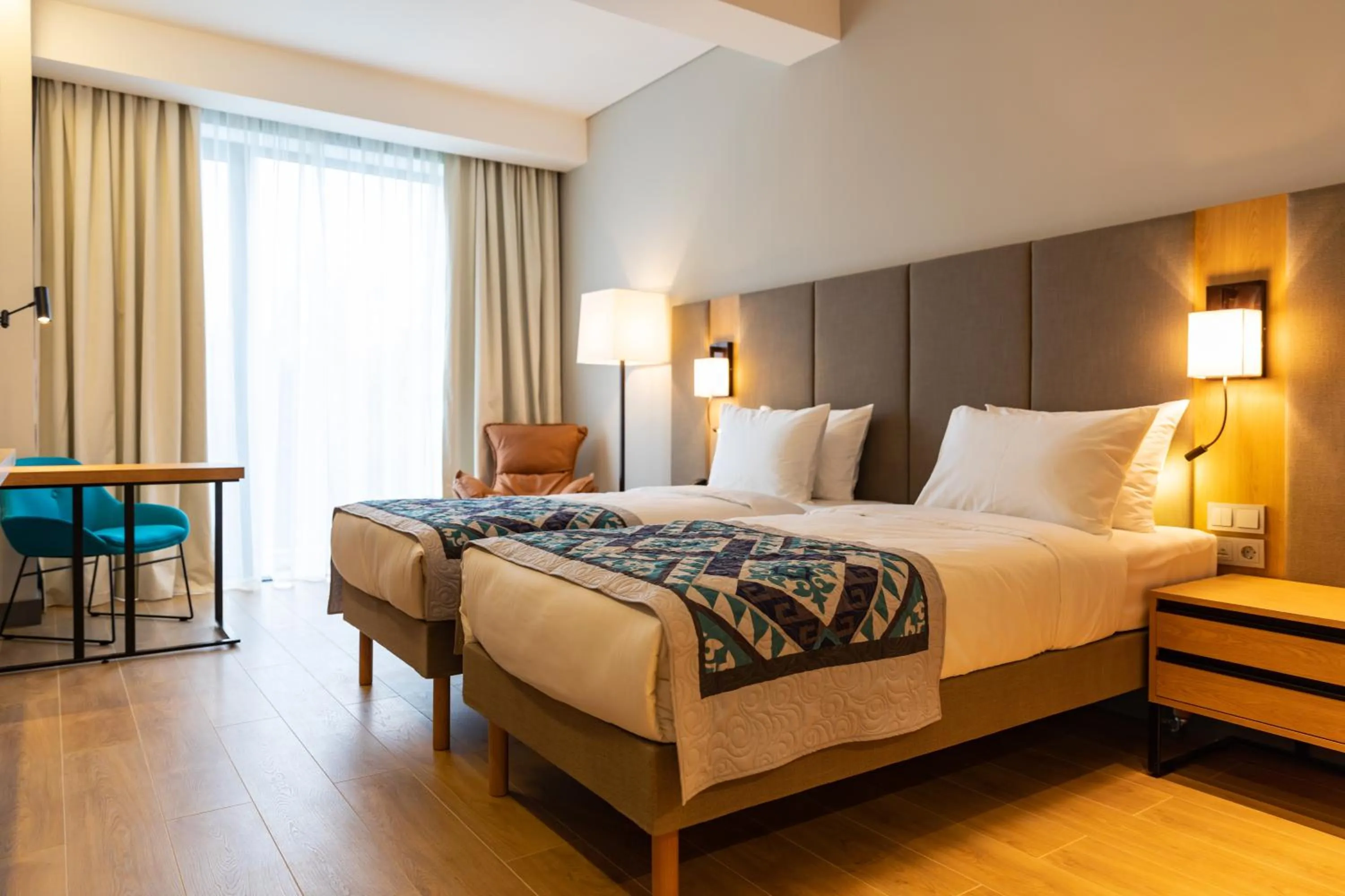 Bed in Sadu Hotel Almaty, a member of Radisson Individuals