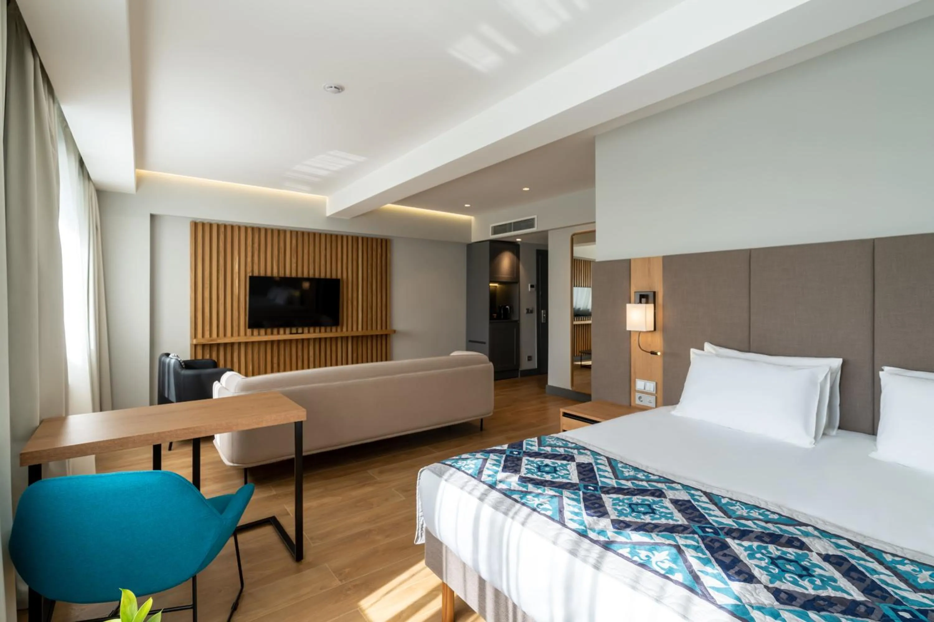 Bed in Sadu Hotel Almaty, a member of Radisson Individuals