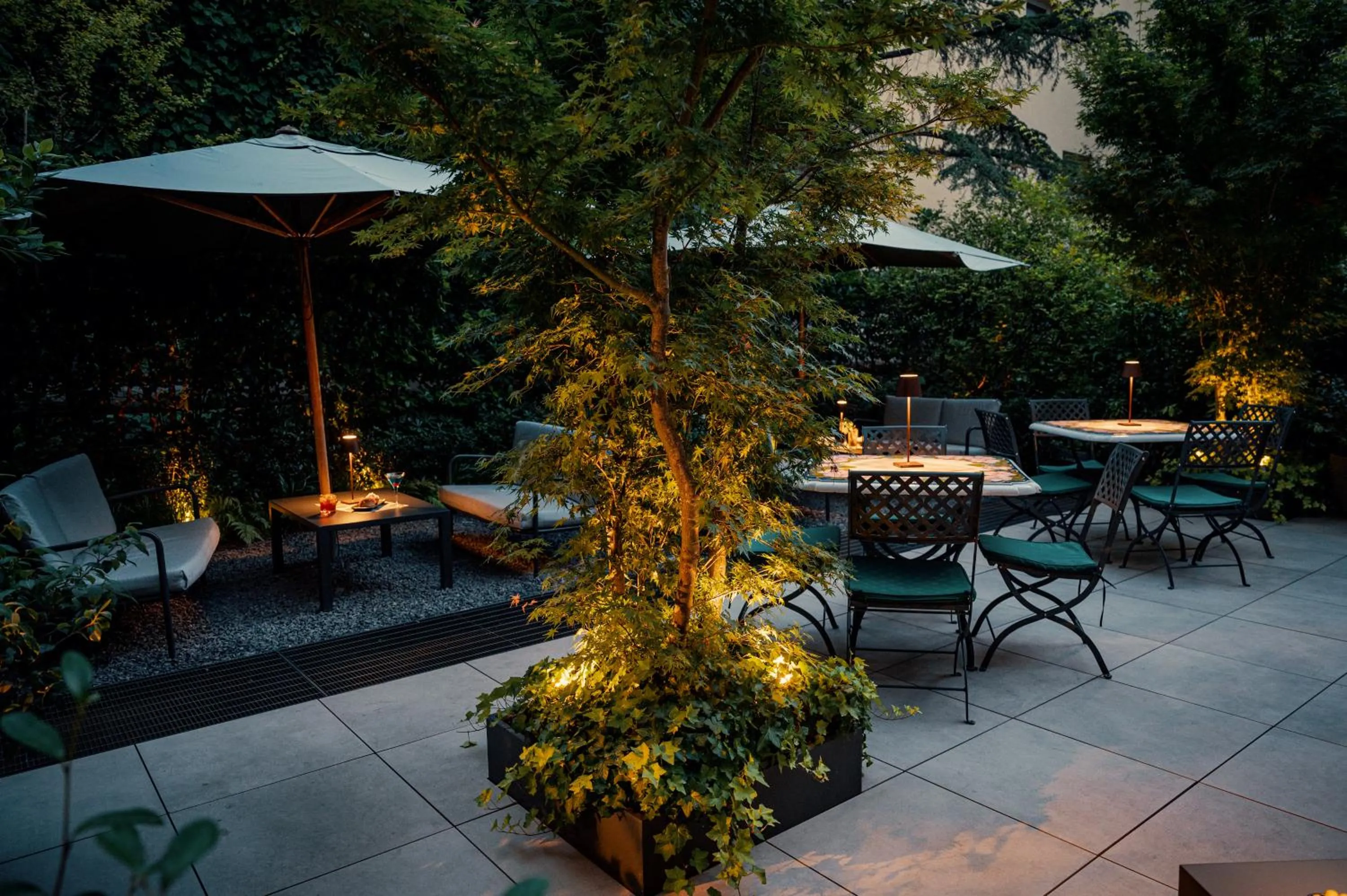 Patio in Hotel Internazionale
