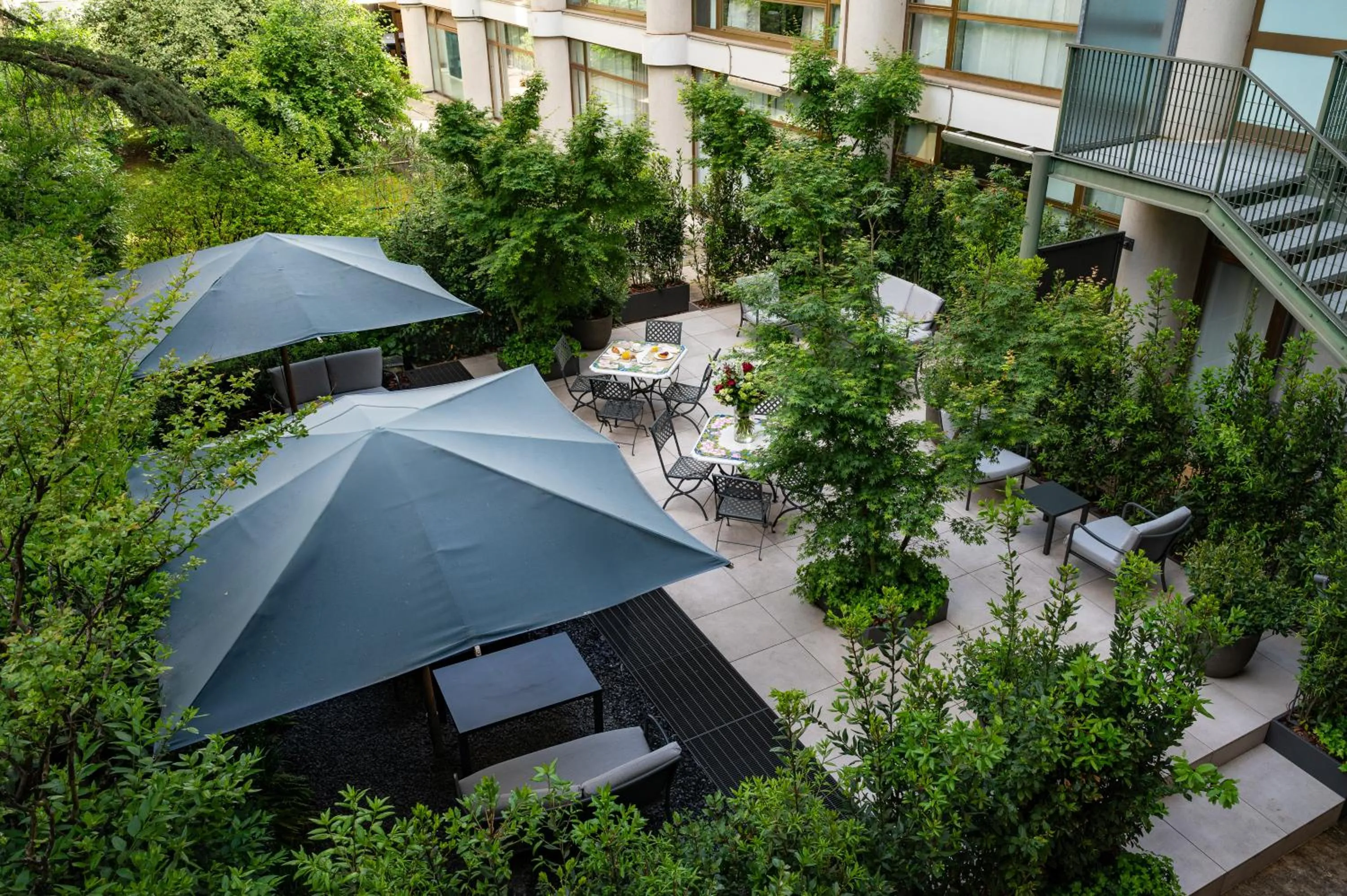 Patio in Hotel Internazionale