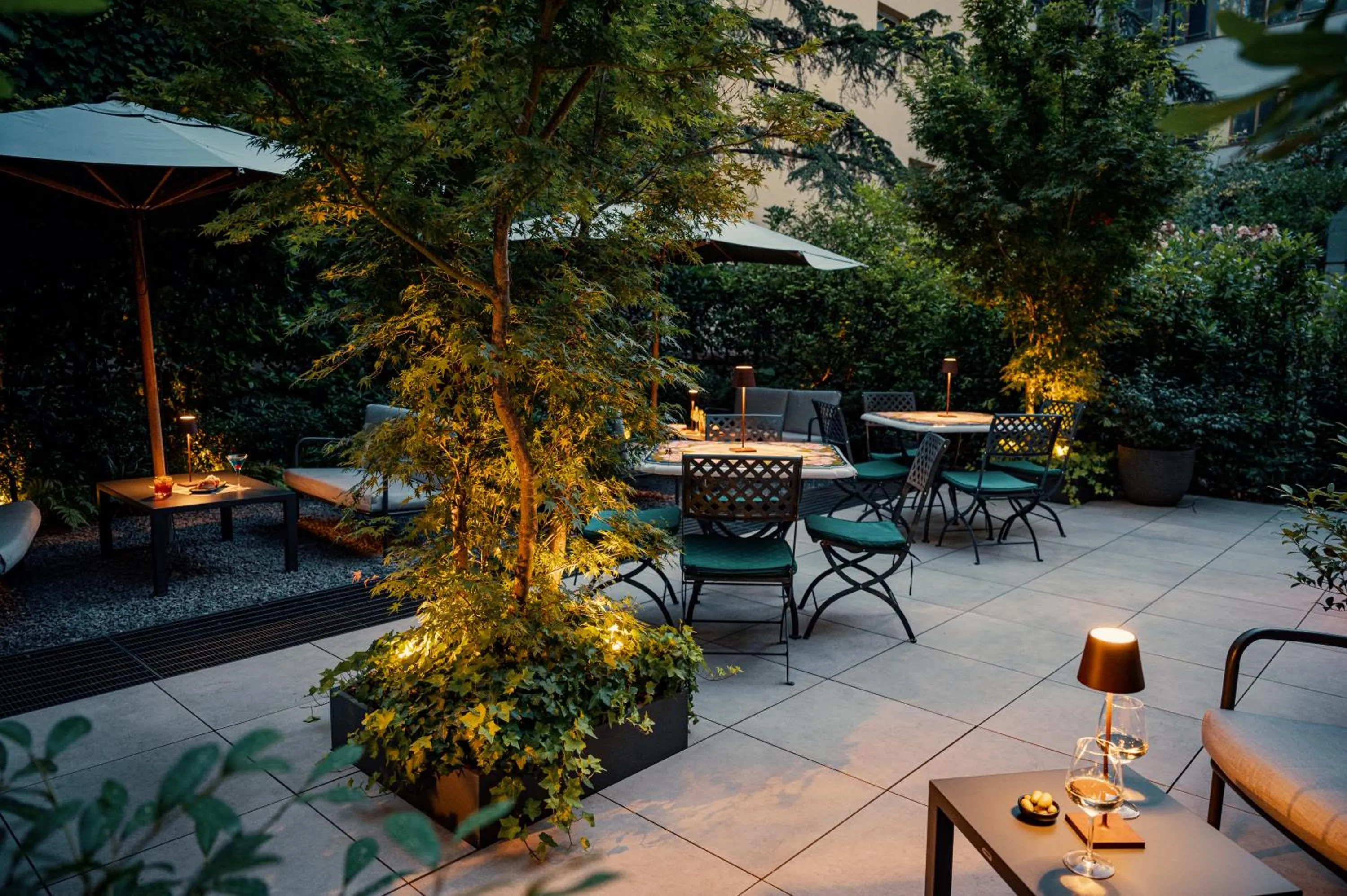 Patio in Hotel Internazionale