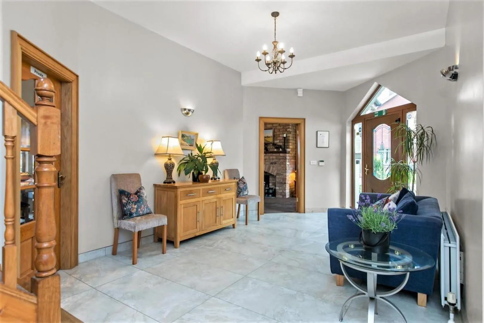 Lobby or reception in Dunhill Cottage B&B