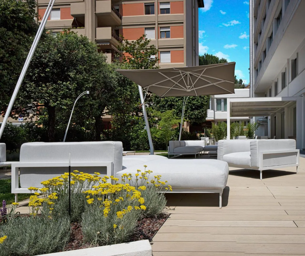 Garden in Hotel Raffaello