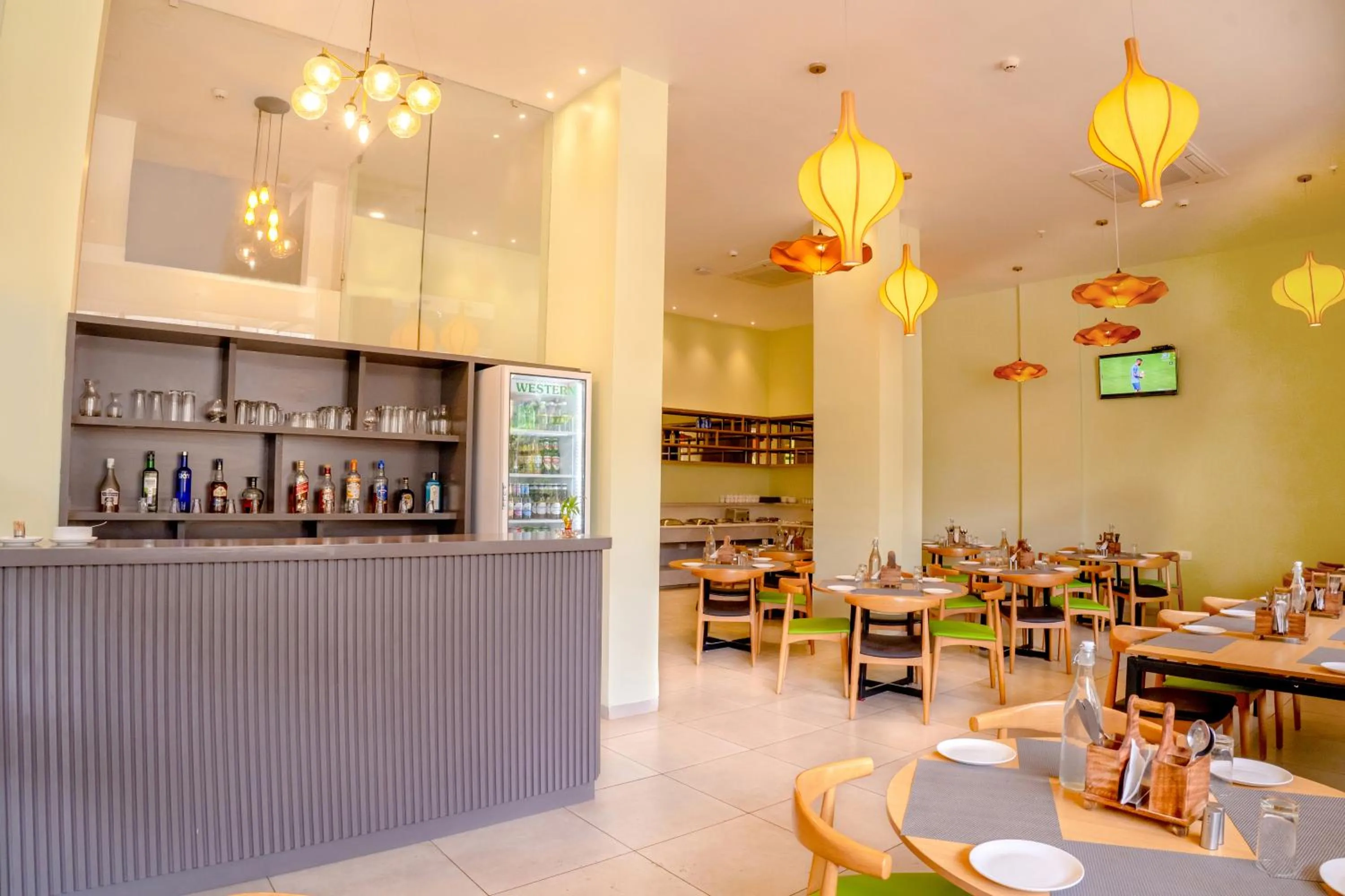 Lounge or bar in TGI Ameya Grand