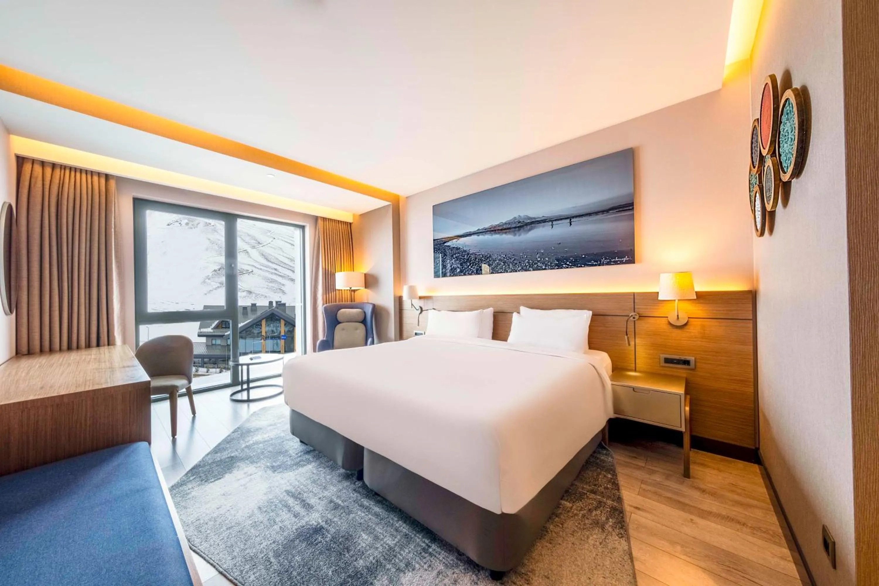 On site, Bed in Radisson Blu Hotel, Mount Erciyes